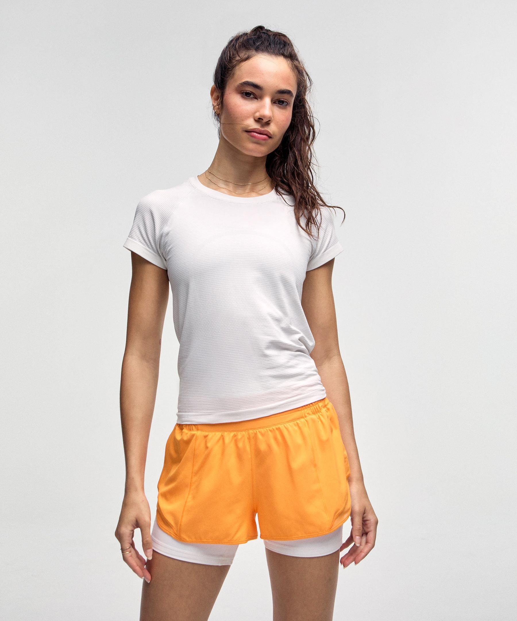 Lululemon Swiftly Tech T-Back - White / White - lulu fanatics