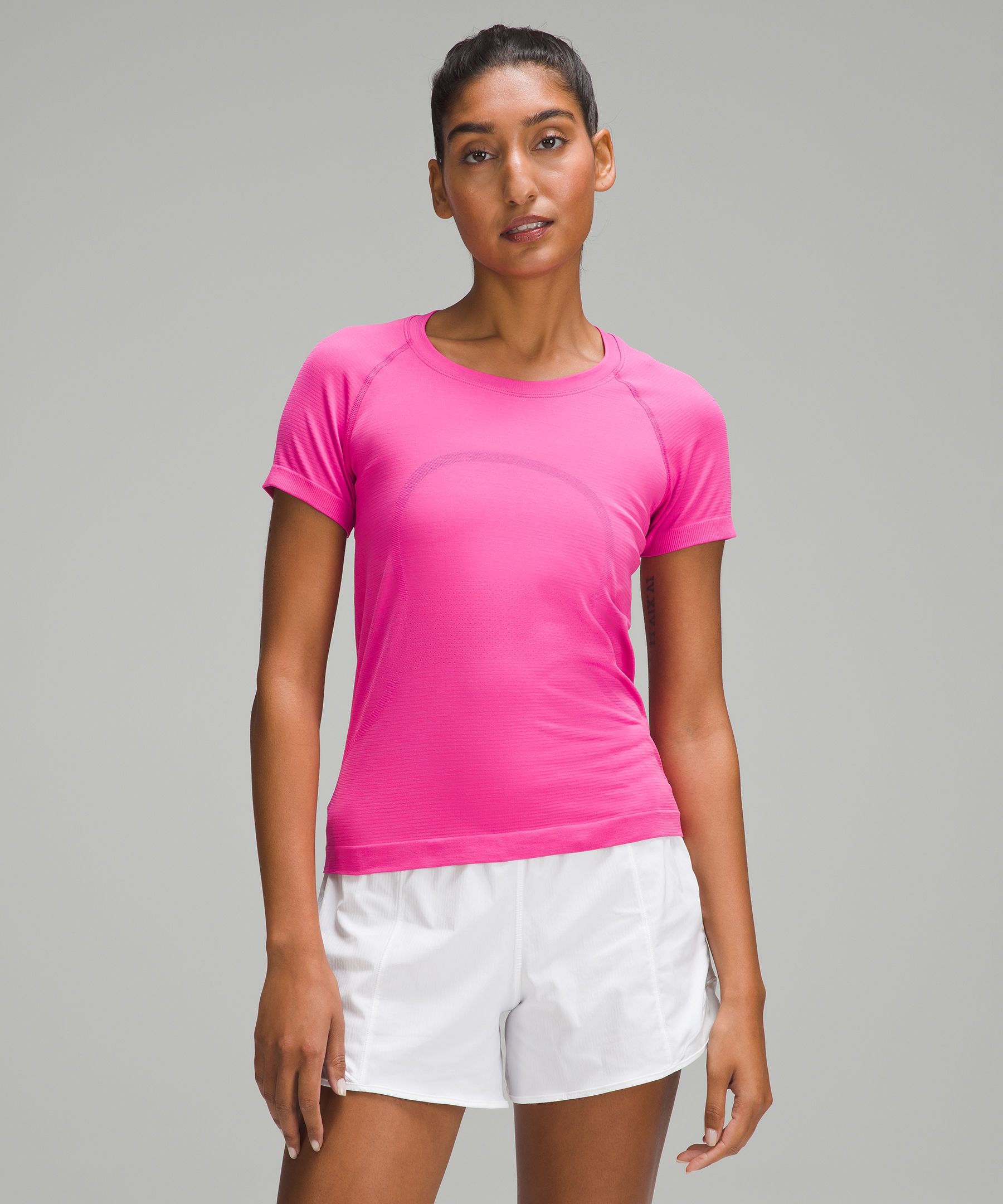 Shop Lululemon Swiftly Tech Short-sleeve Shirt 2.0 Race Length