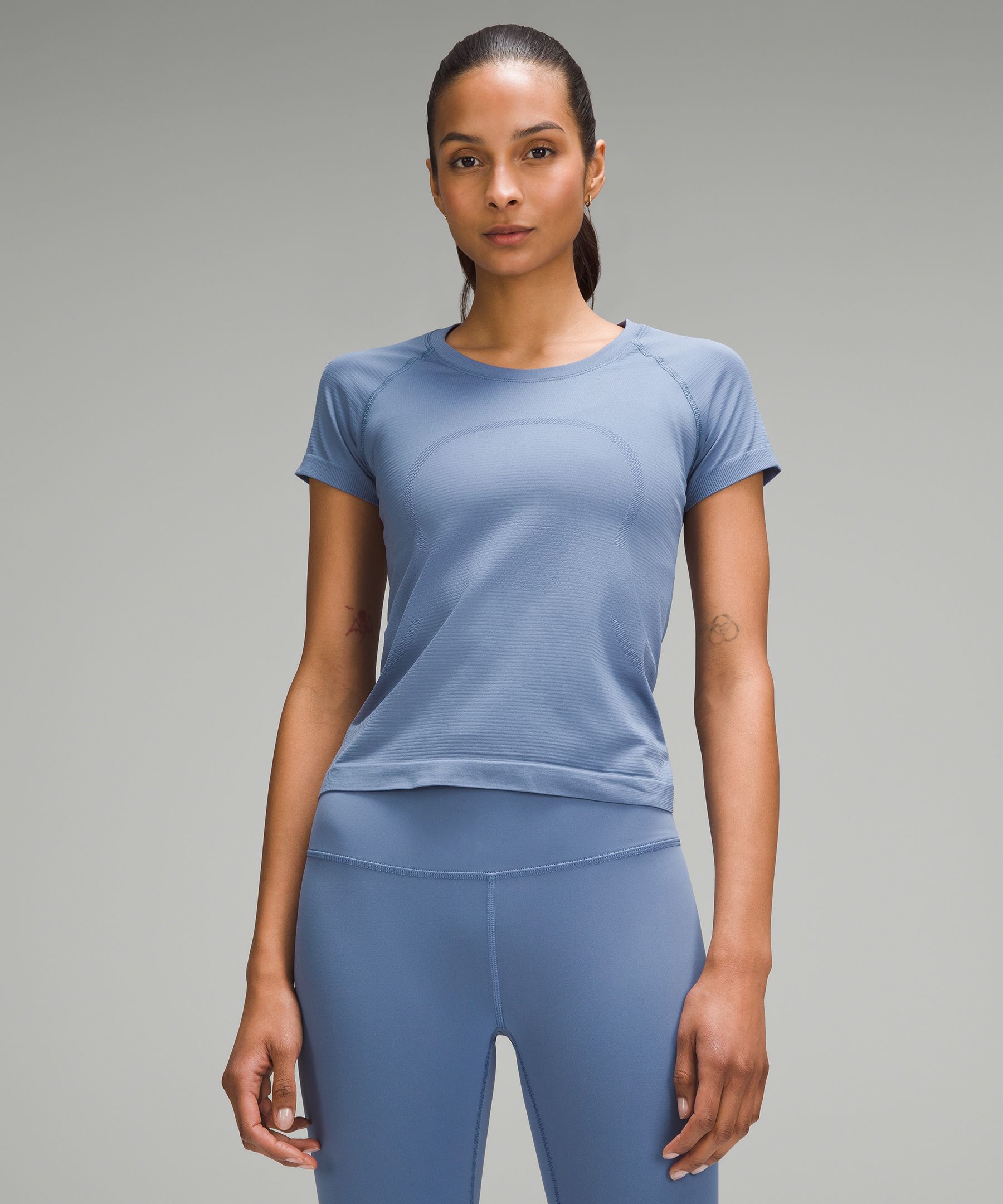 Shop Lululemon Swiftly Tech Short-sleeve Shirt 2.0 Race Length