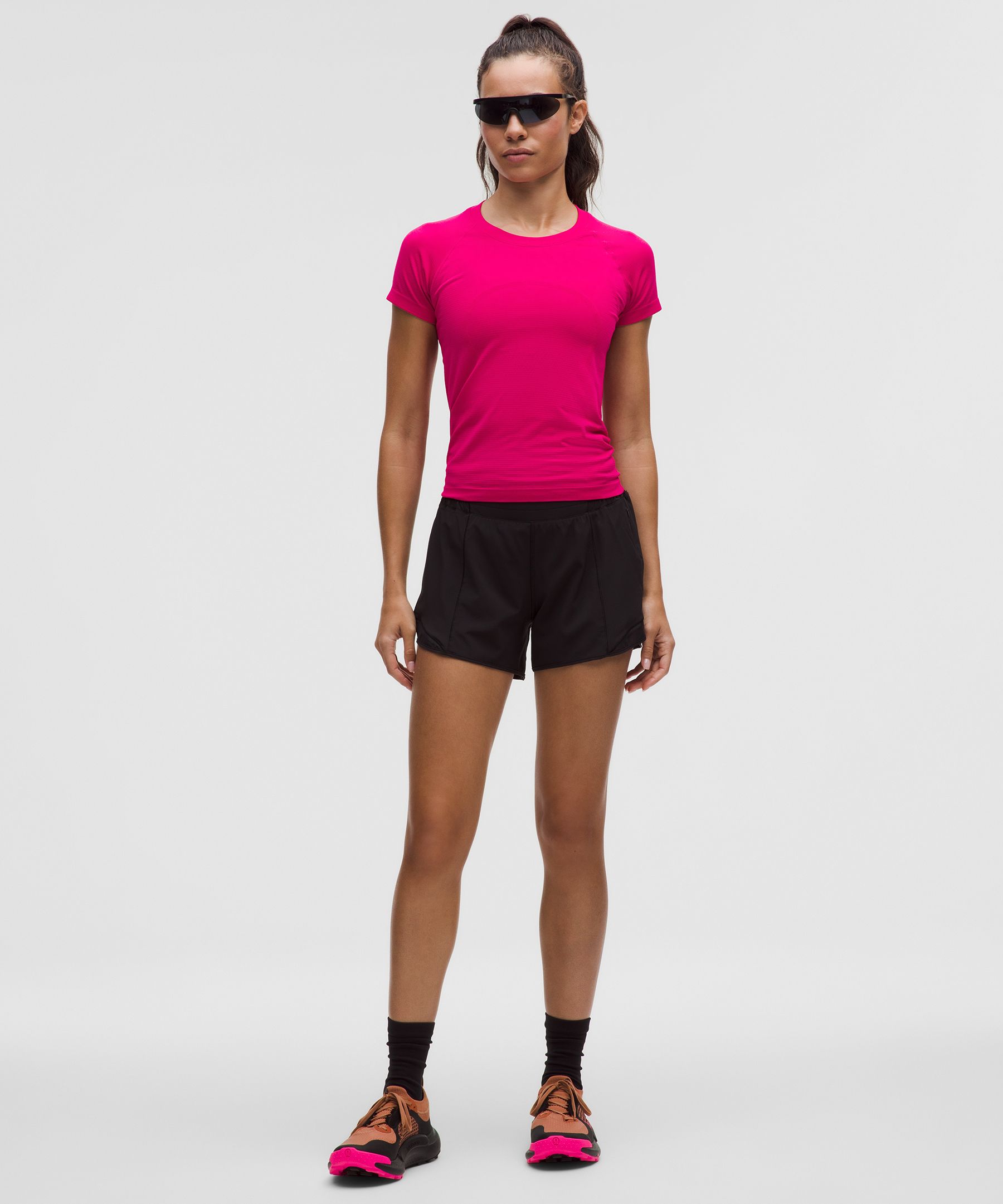 Lululemon Swiftly Tech Short-sleeve Shirt 2.0 In Pink