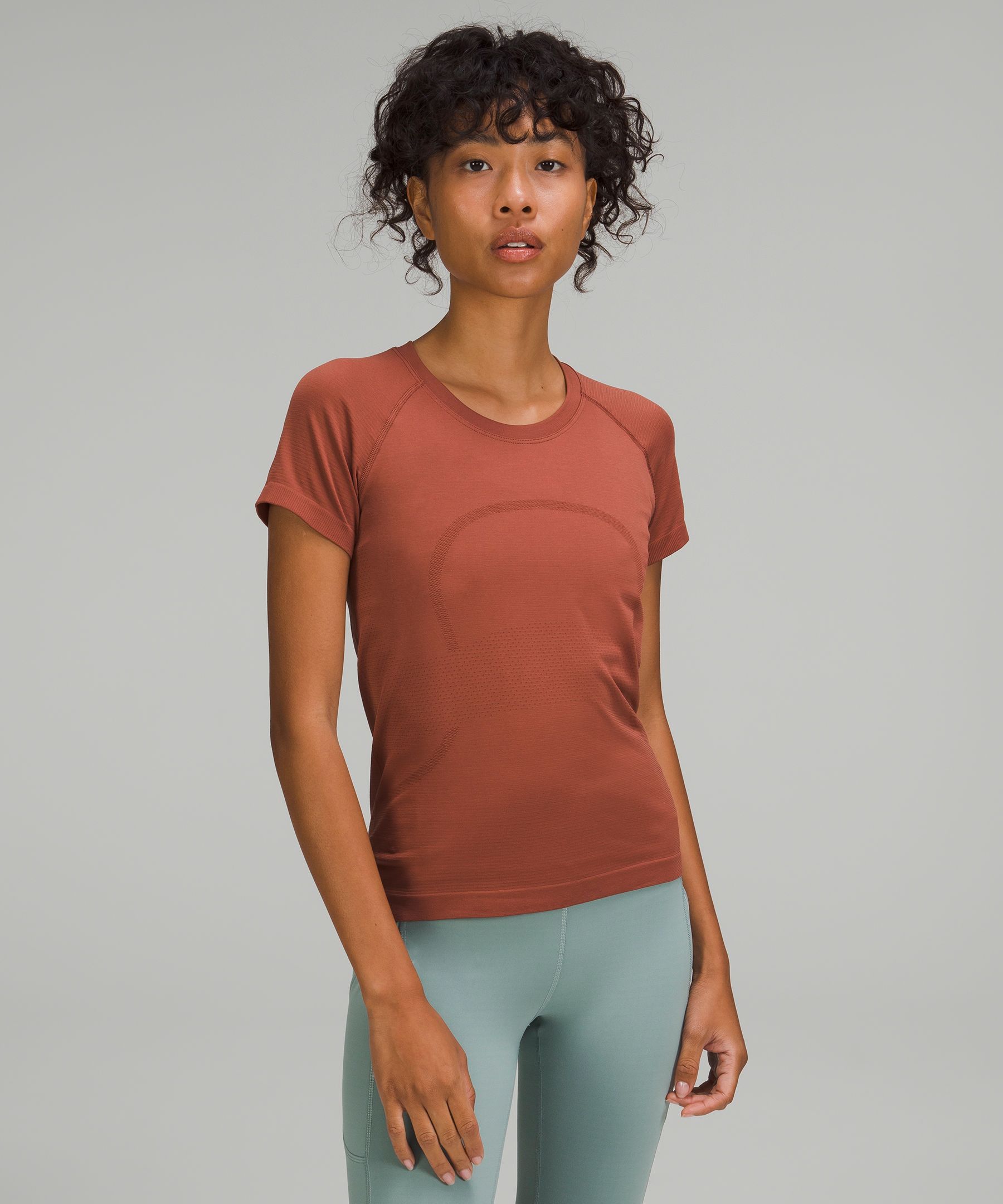 Lululemon Swiftly Tech Short Sleeve Shirt 2.0 Race Length In Ancient Copper/ancient Copper