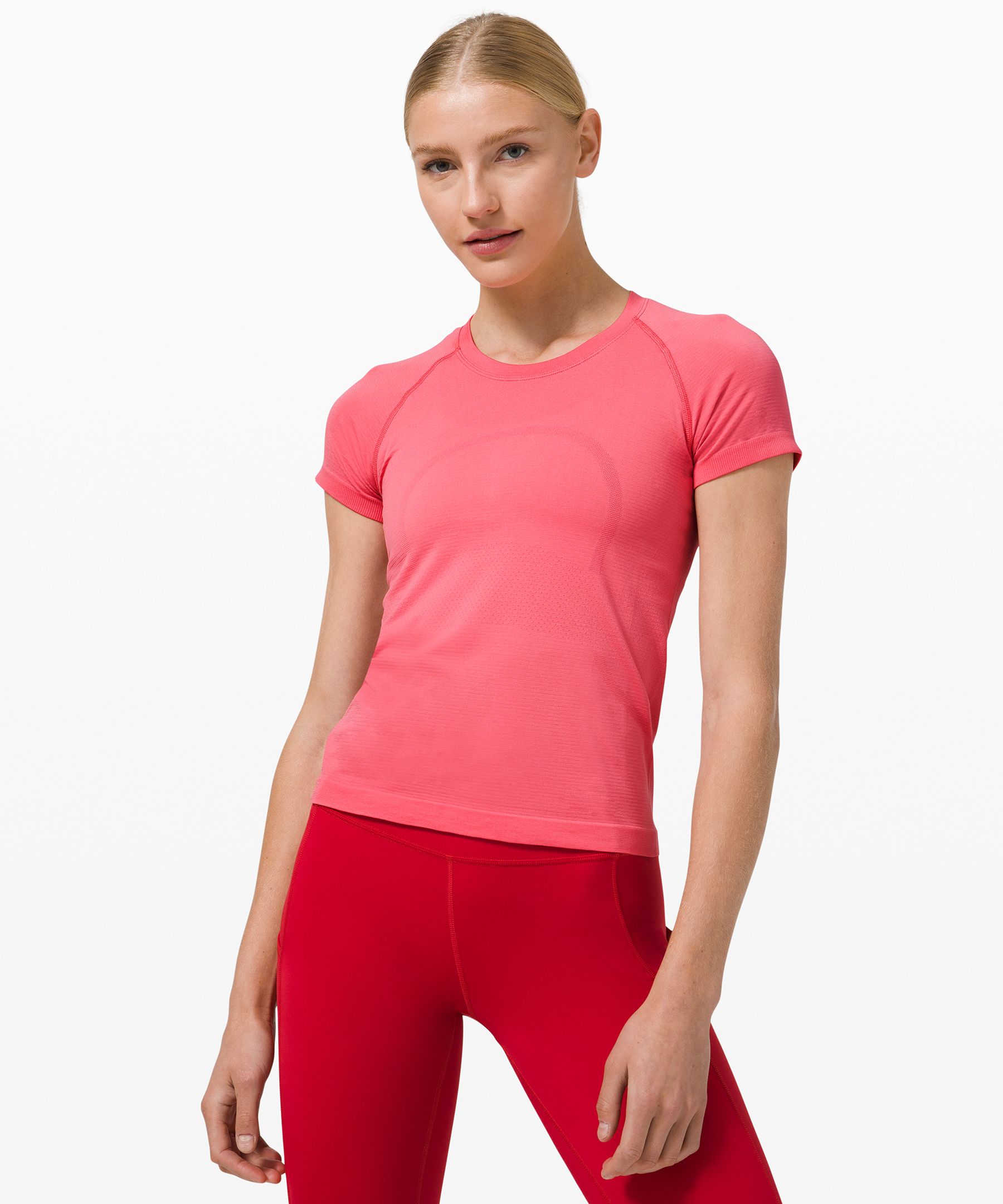 Lululemon Swiftly Tech Short Sleeve 2.0 *race In Neon