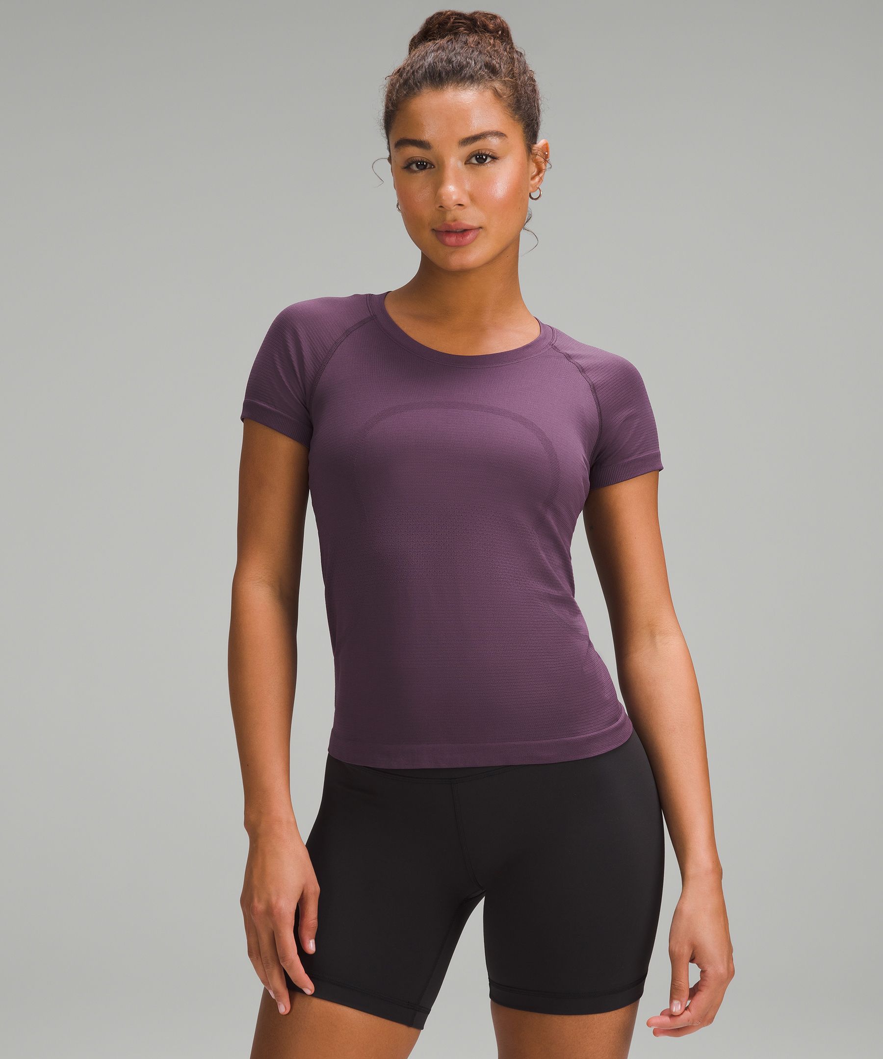 Lululemon Swiftly Tech Short-sleeve Shirt 2.0 Race Length In Purple