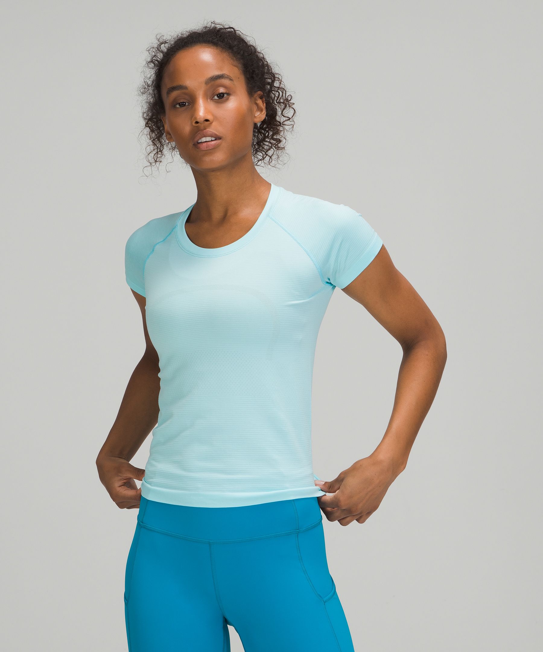 lululemon athletica Swiftly Tech Long-sleeve Shirt 2.0 Race Length in Blue