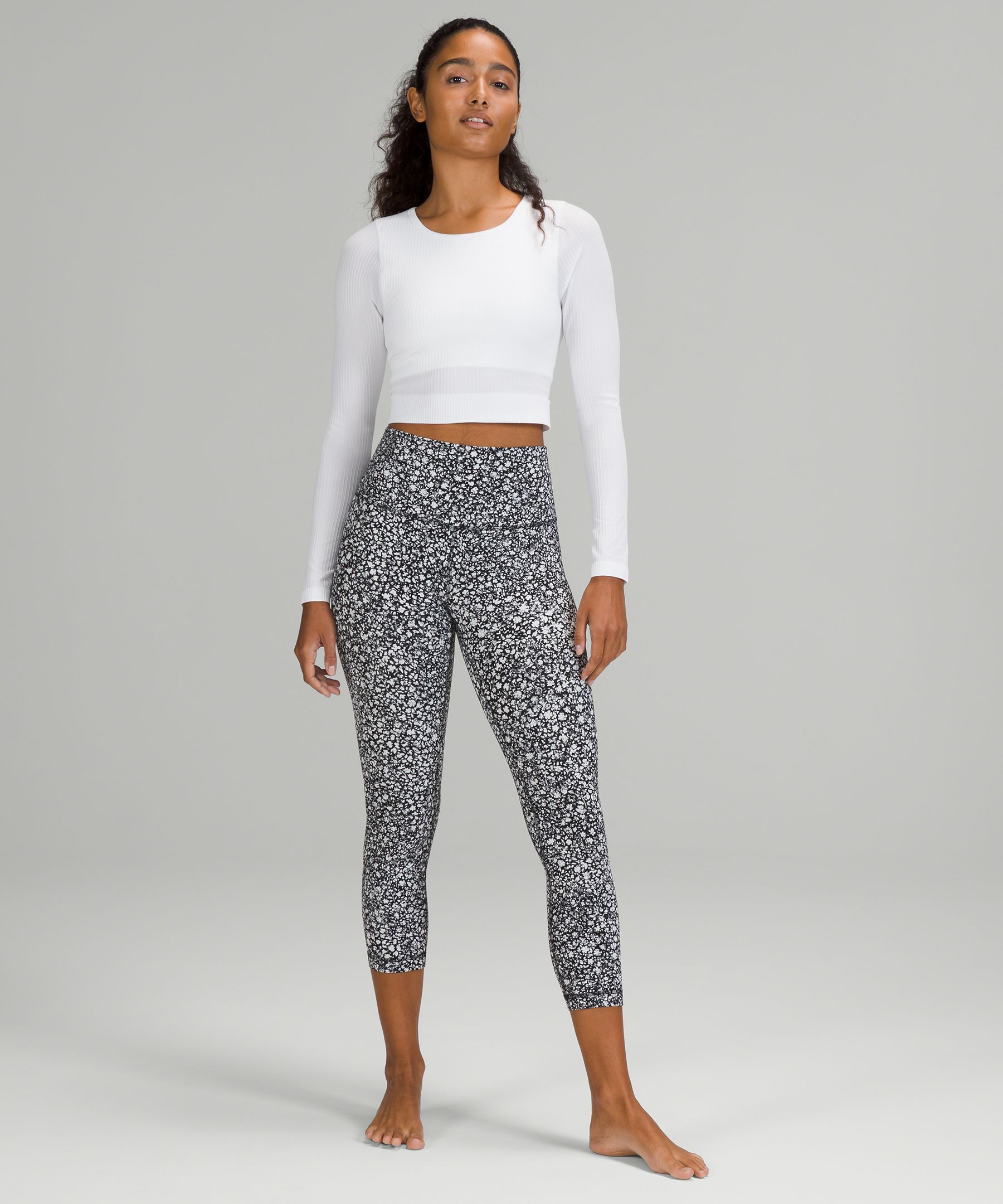 Lululemon Ebb to Street Waist-Length Long Sleeve Shirt - White - lulu  fanatics