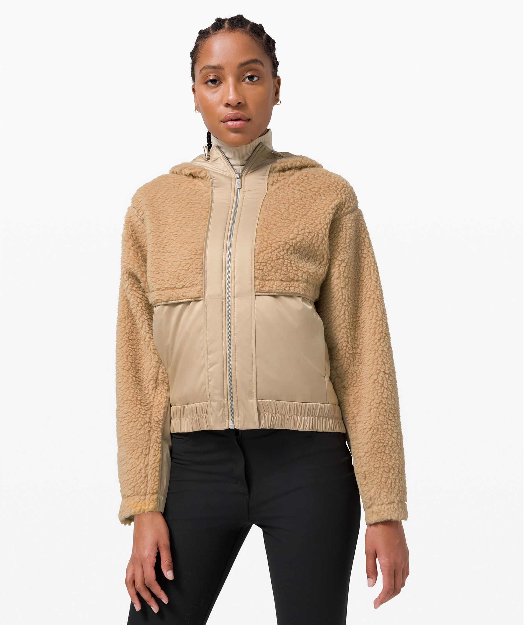 Lululemon's brand new sherpa jacket is already getting rave reviews