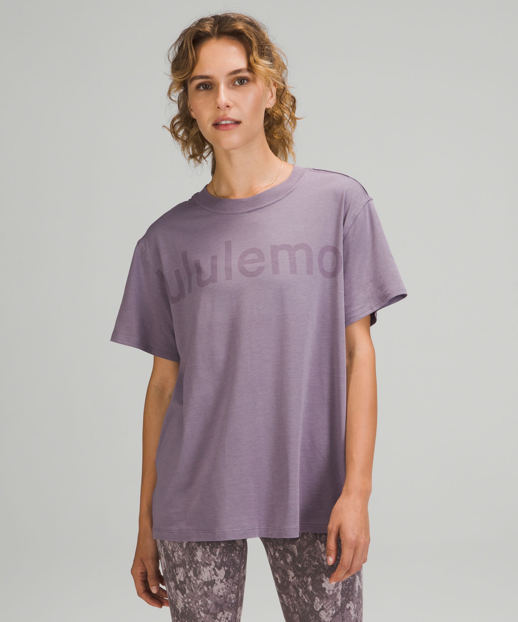 Lululemon All Yours Tee Graphic In Dusky Lavender