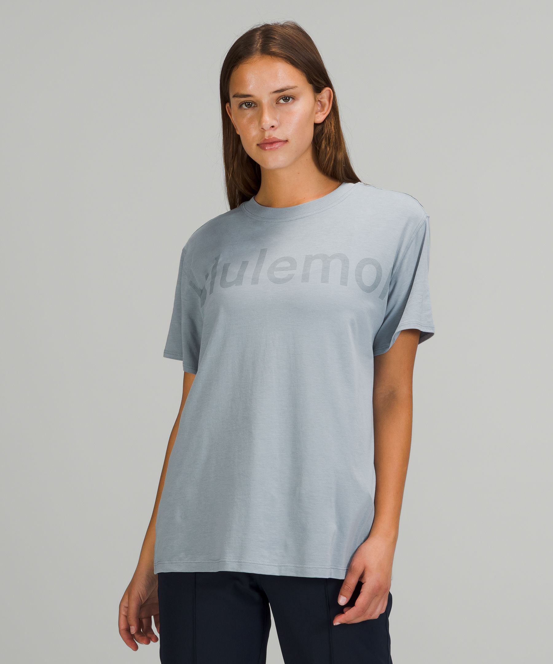 Lululemon All Yours Graphic Short Sleeve T-shirt In Capture Blue