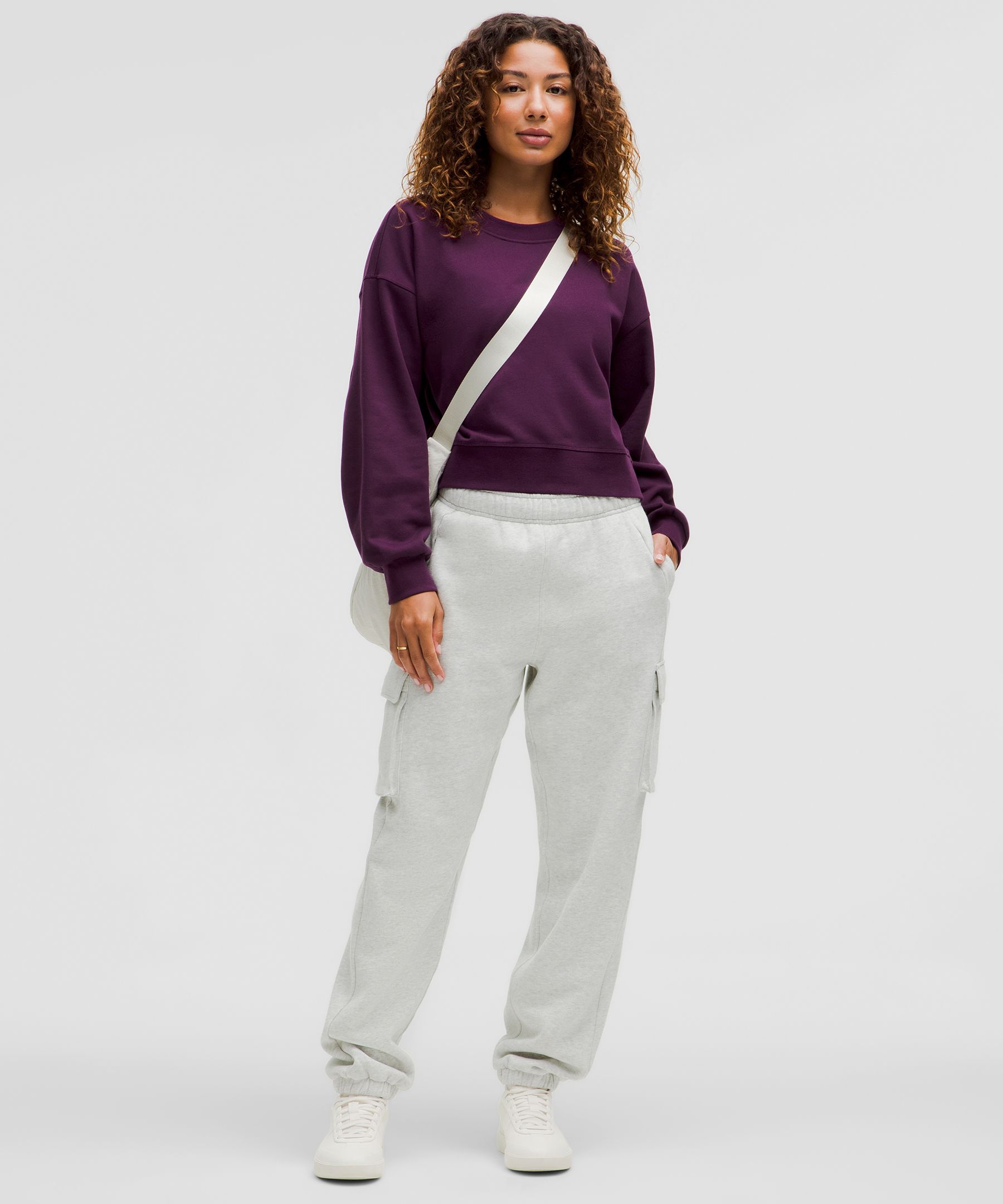 Thumbnail of Perfectly Oversized Cropped Crew 
French Terry