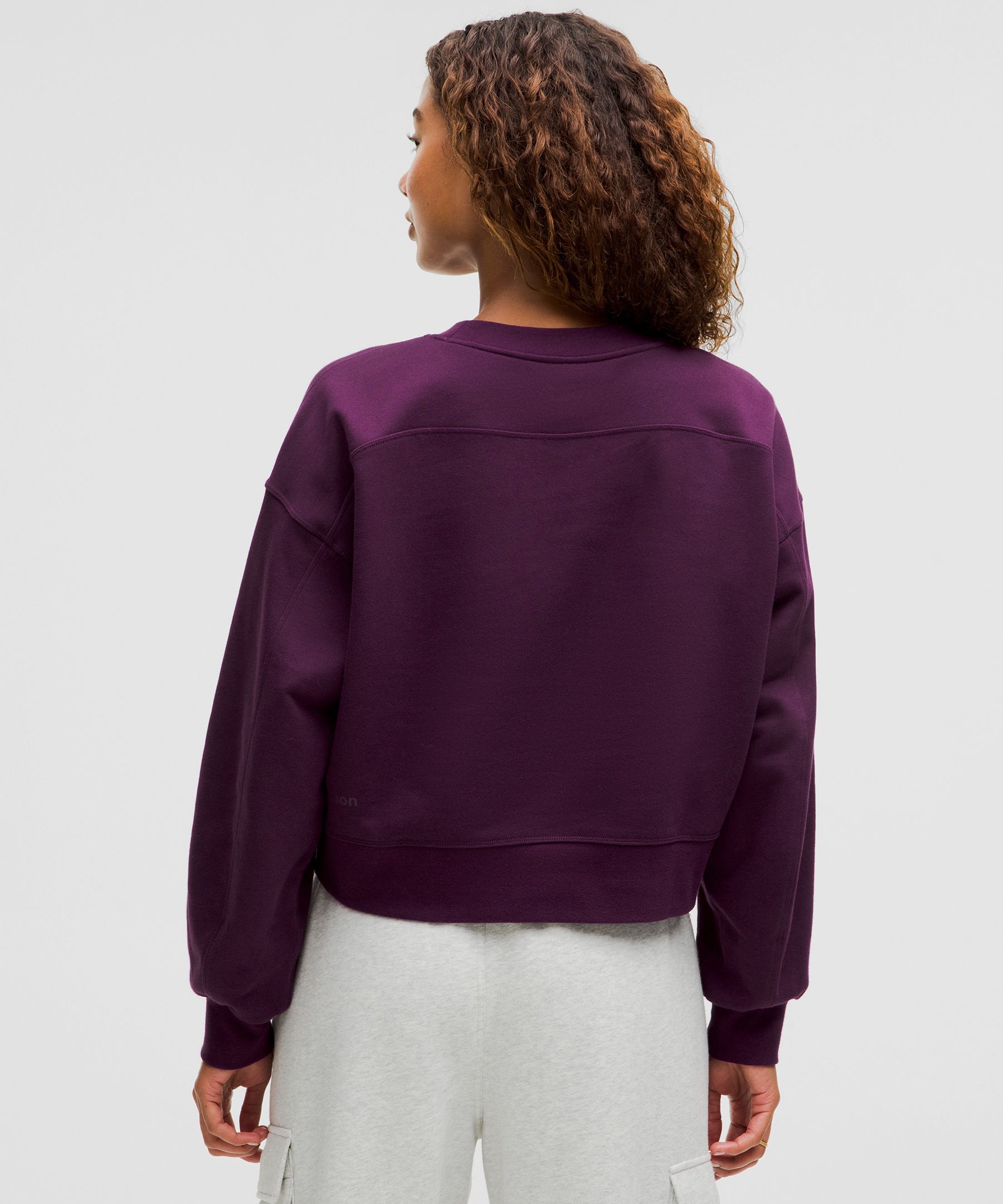 Thumbnail of Perfectly Oversized Cropped Crew 
French Terry