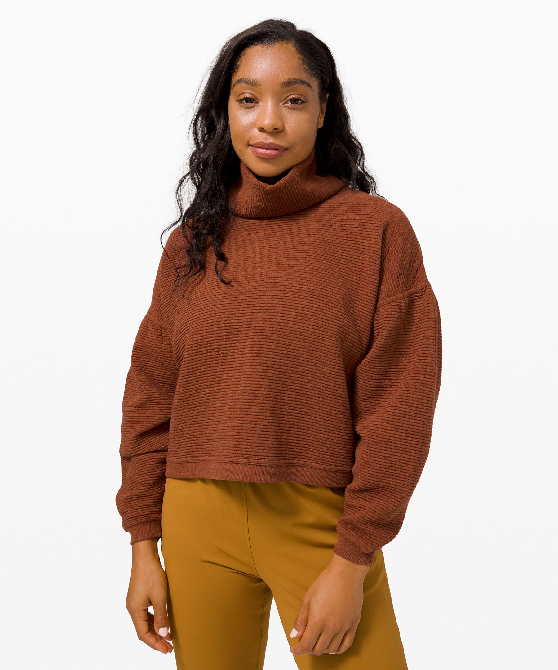 Lululemon cowl neck on sale pullover