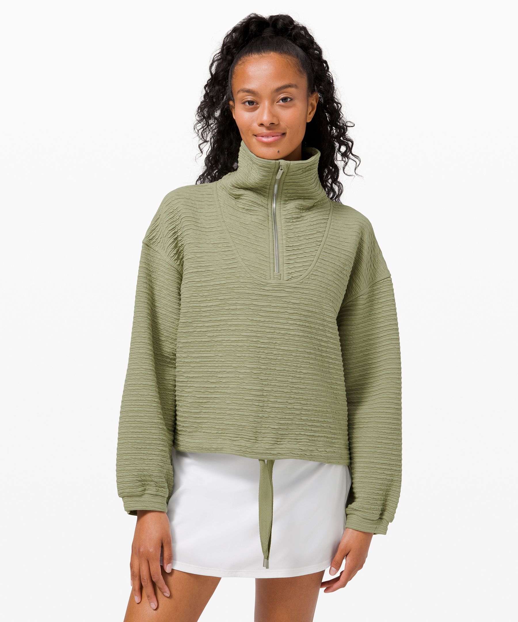 lululemon lululemon Textured Half-Zip Hoodie *Online Only