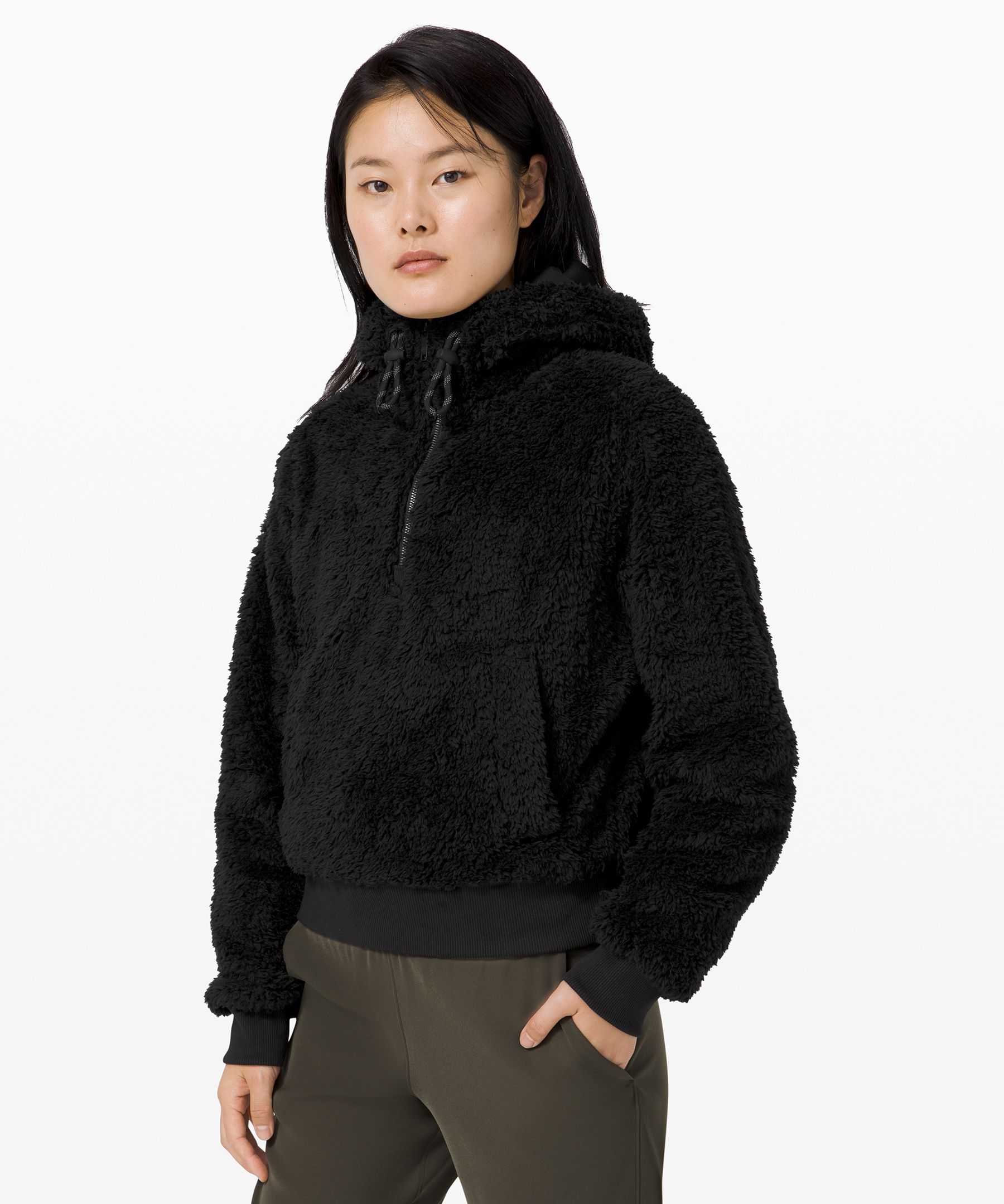 so sherpa hooded jacket lululemon