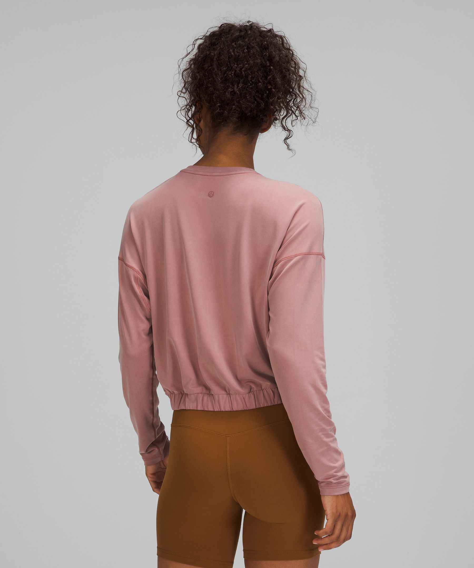 drop shoulder long sleeve t shirt