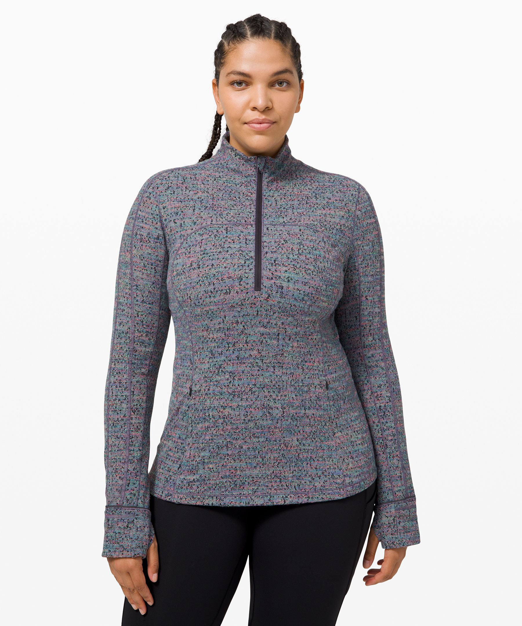 lululemon gloss trim run 1 2 zip