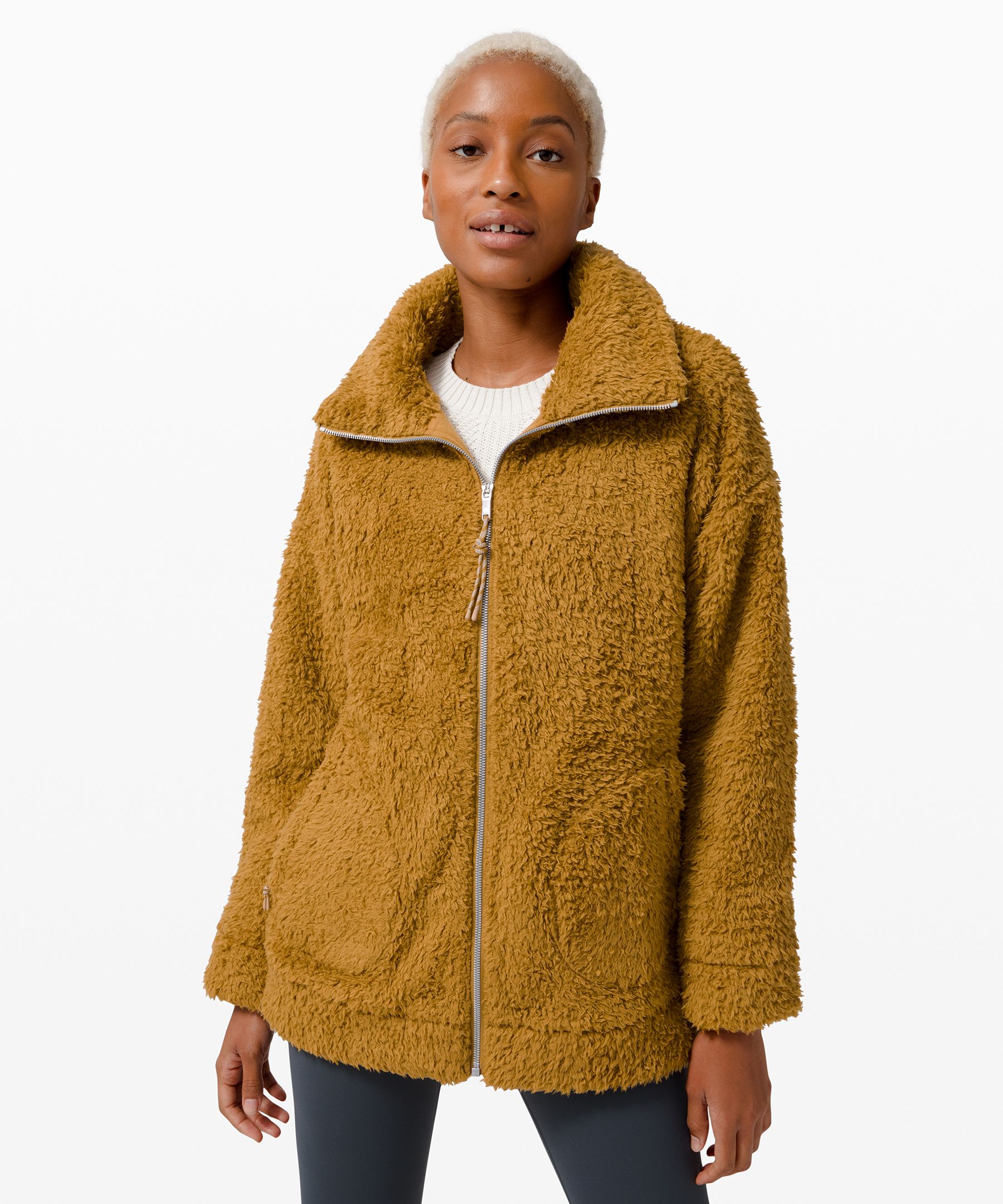 so sherpa hooded jacket lululemon