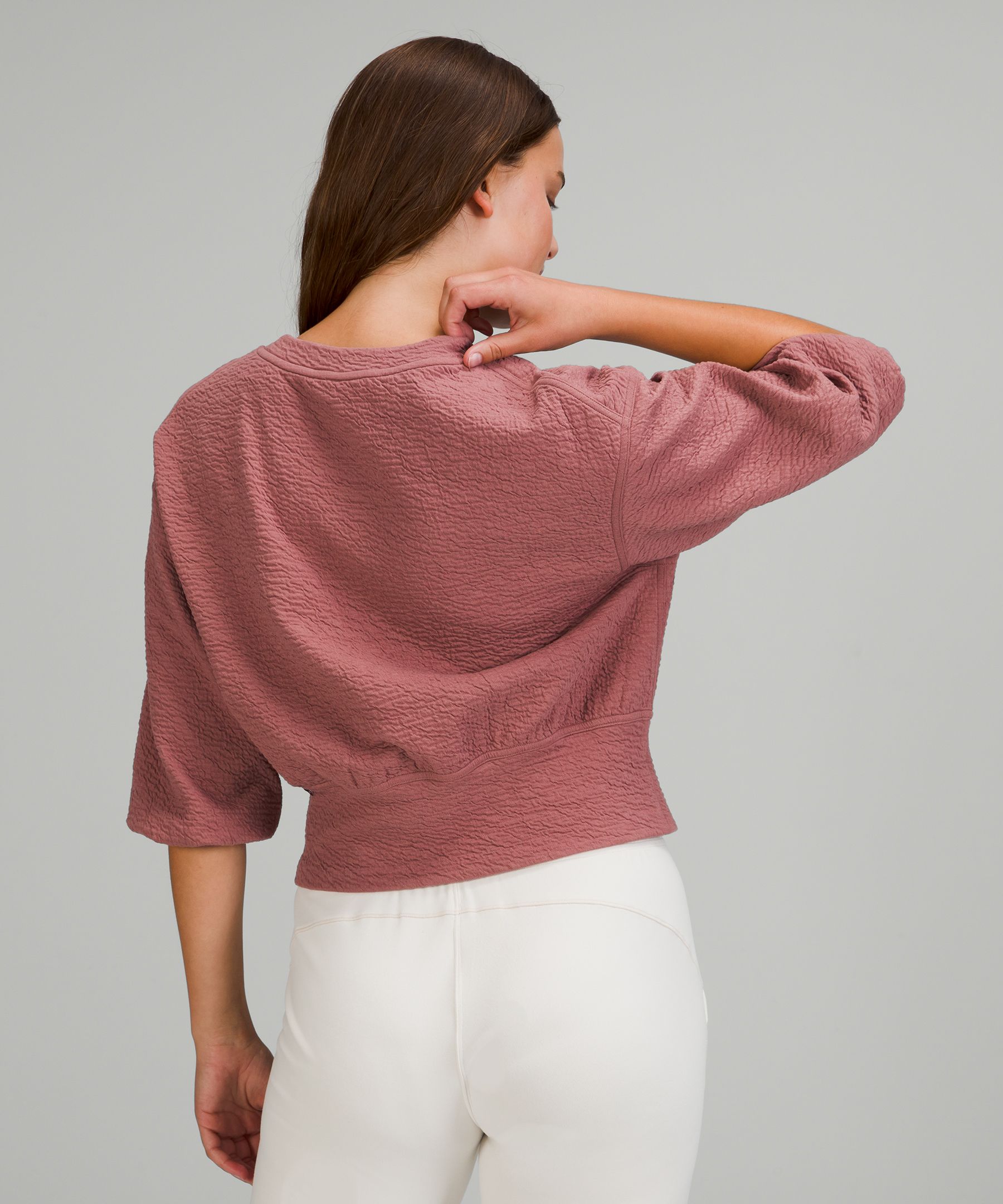 Textured Crewneck Pullover