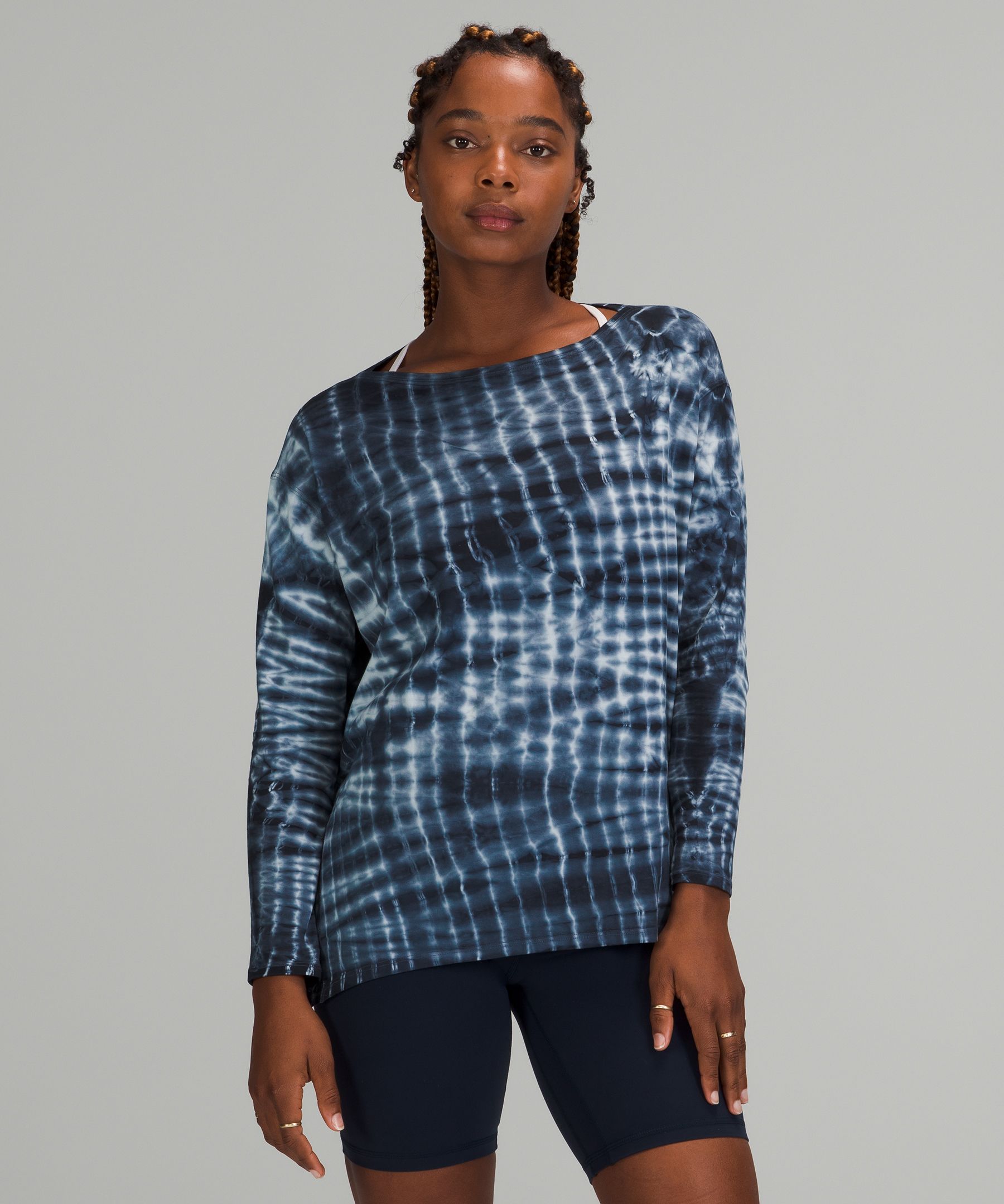 Shibori Square Ocean Air True Navy