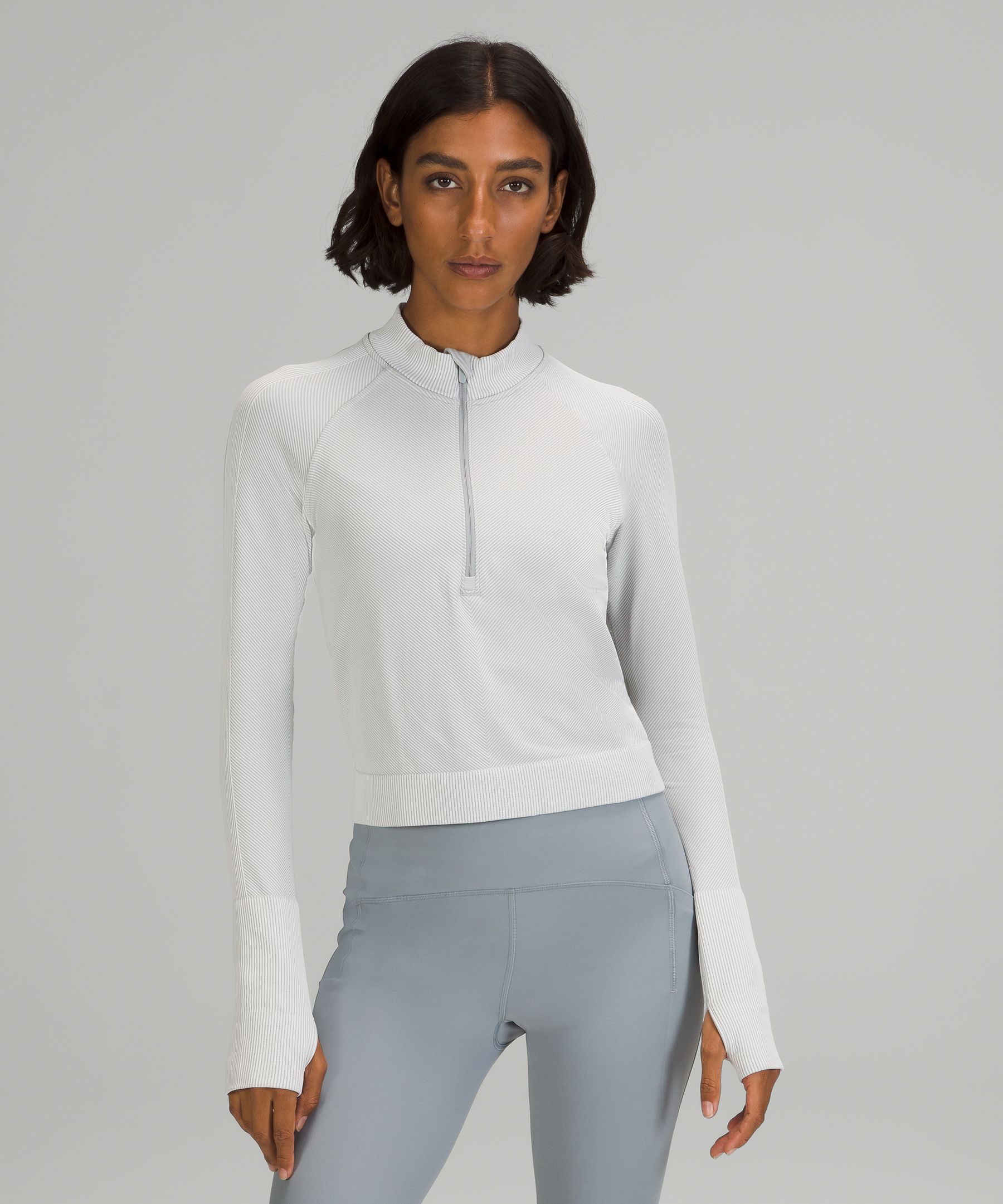 Lululemon Rest Less Cropped Half Zip