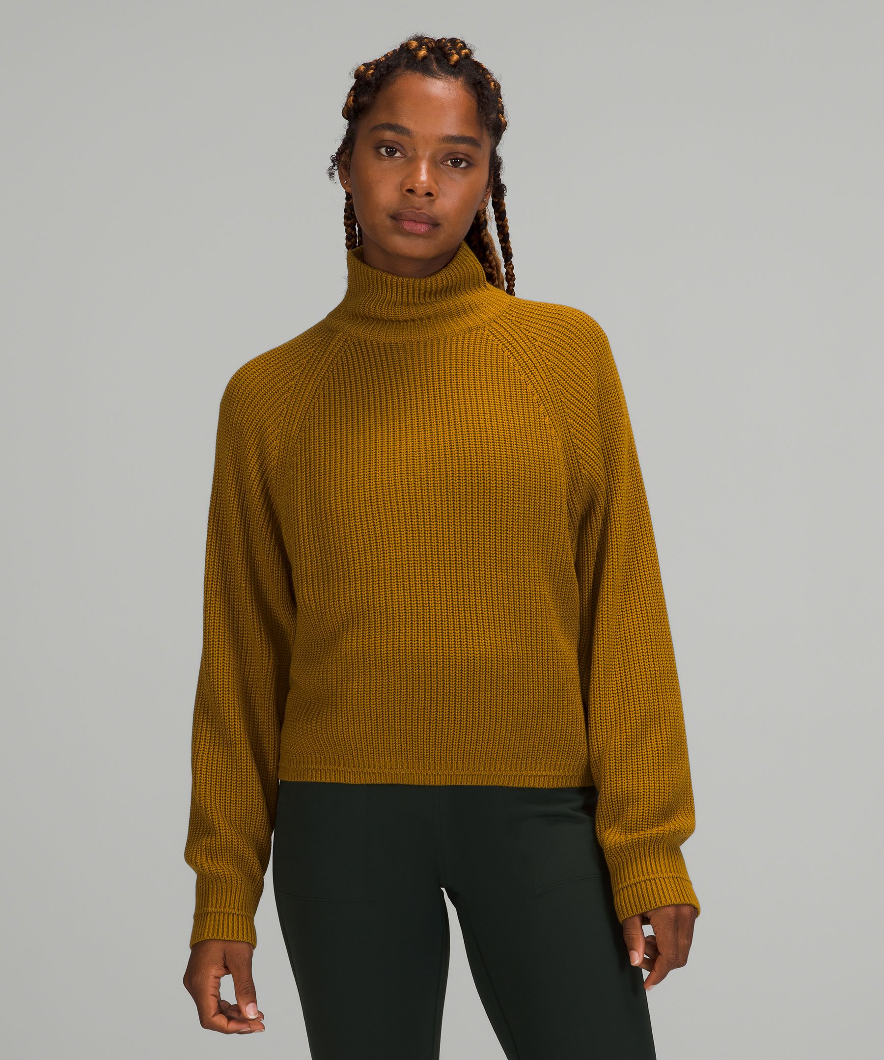 Washable-Cashmere Cozy Ribbed Sweater