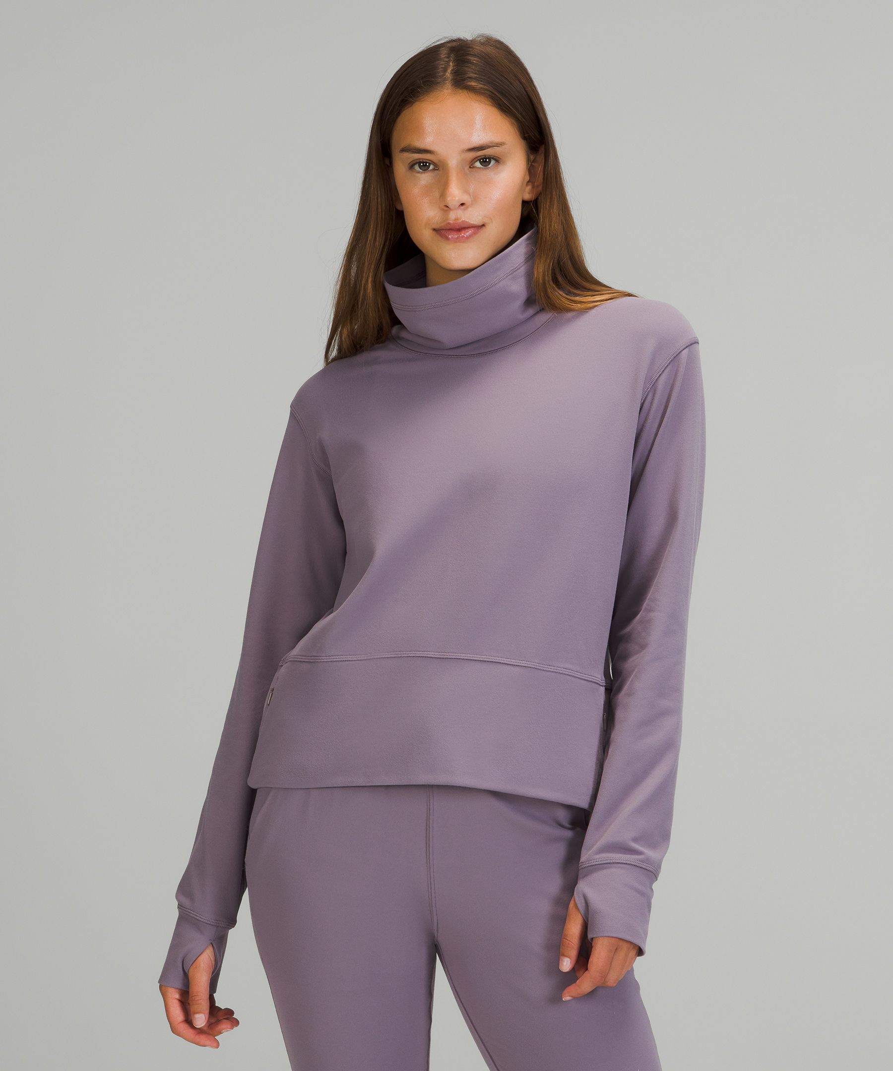 Lululemon Ready To Rulu Pullover In Diamond Dye Lunar Rock True 