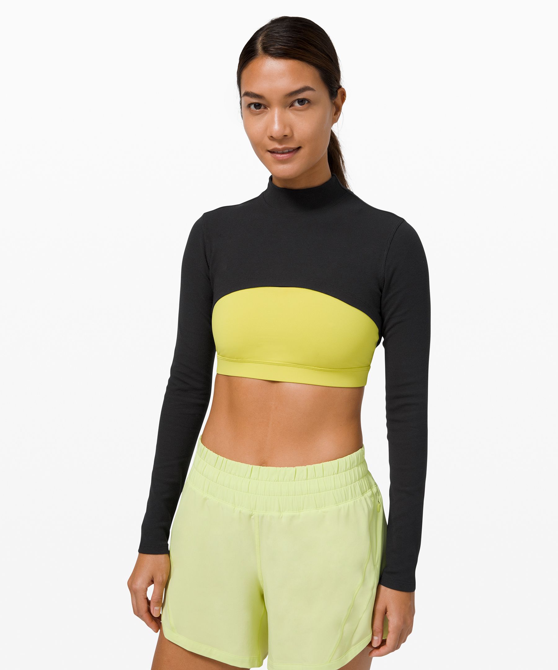 lululemon crop top long sleeve