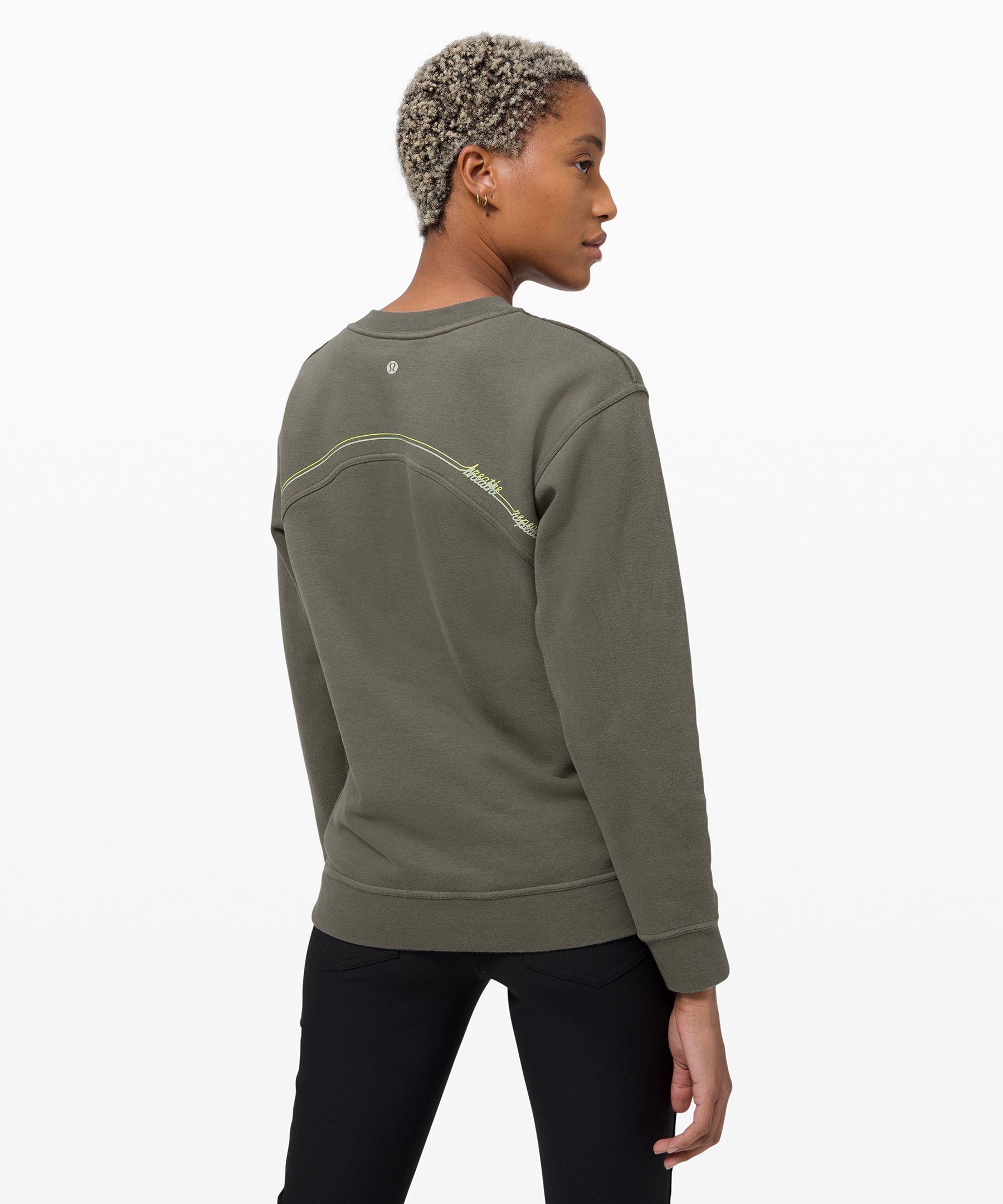 lululemon athletica, Tops, Lululemon All Yours Crew Fleece Sweatshirt  Size 8