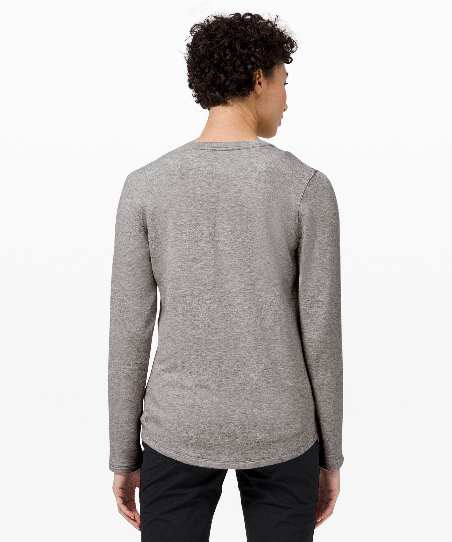 Lululemon Fast and Free Long Sleeve Shirt - Heathered Everglade