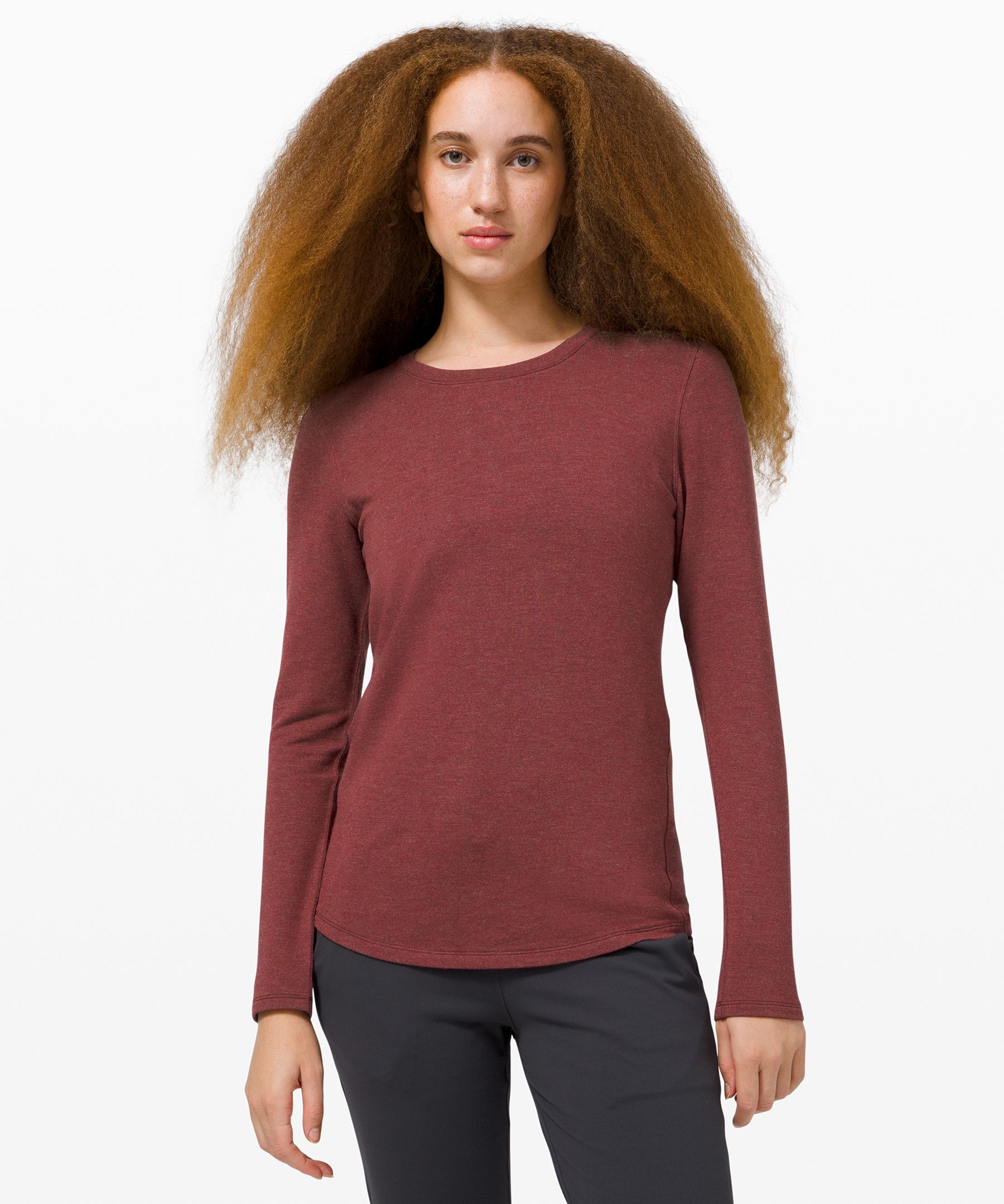 Lululemon Ever Ready Long Sleeve In Brown