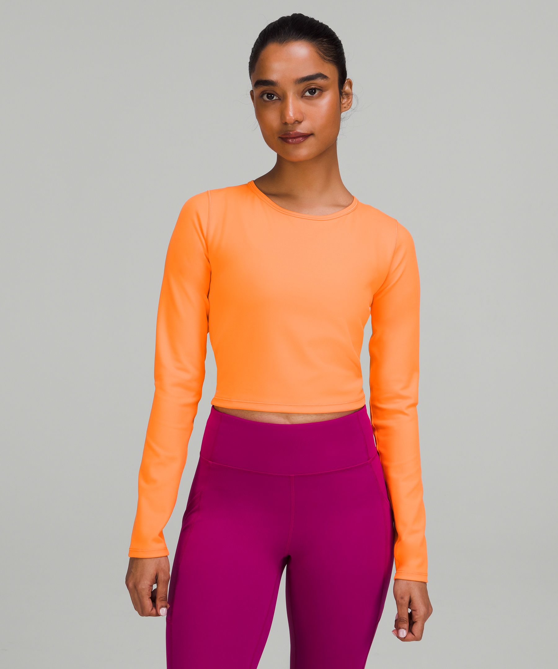 Wunder Train Cropped Long Sleeve Shirt *Online Only | Women's Long 