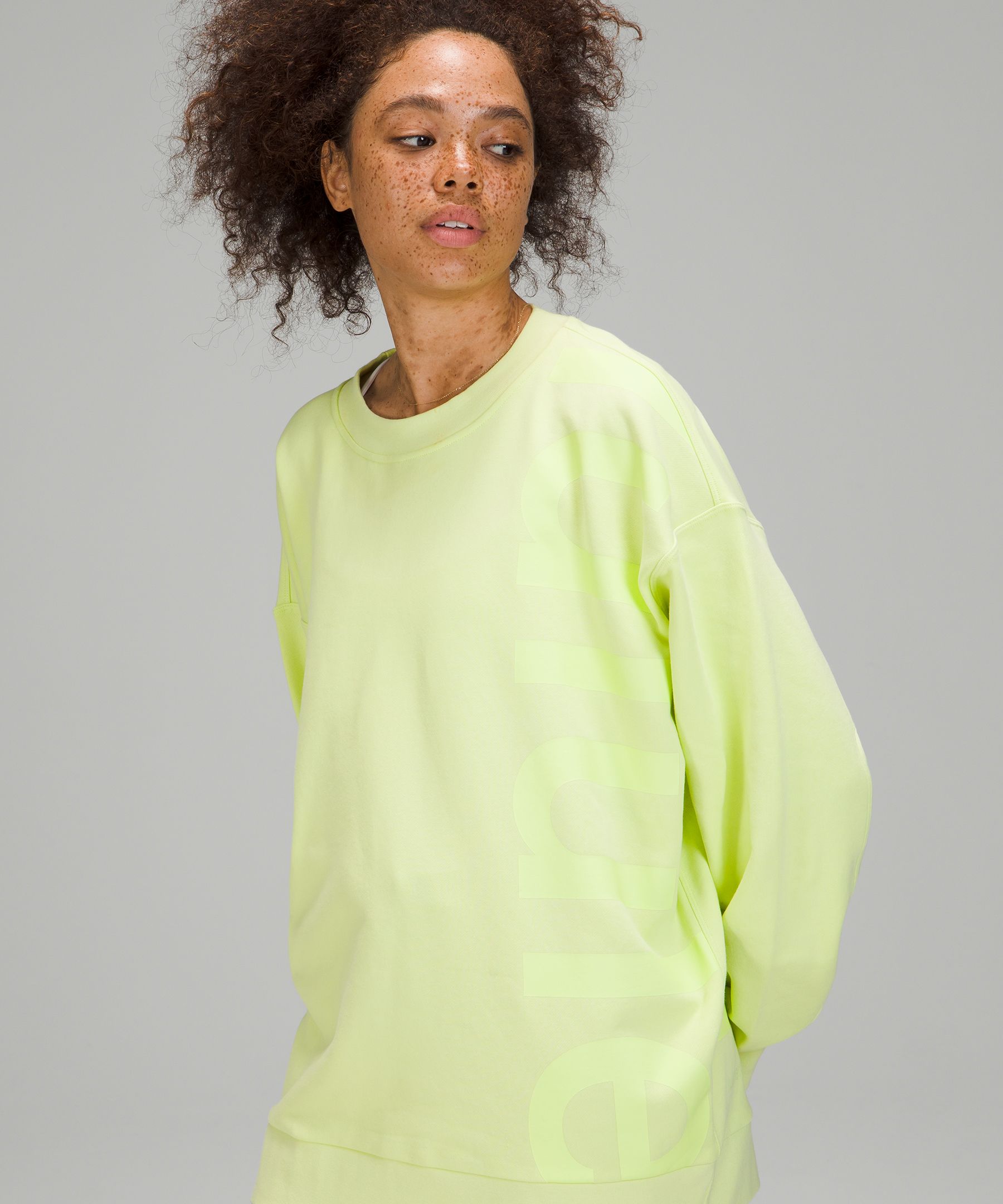 Lululemon Perfectly Oversized Crew *Logo - 132301130