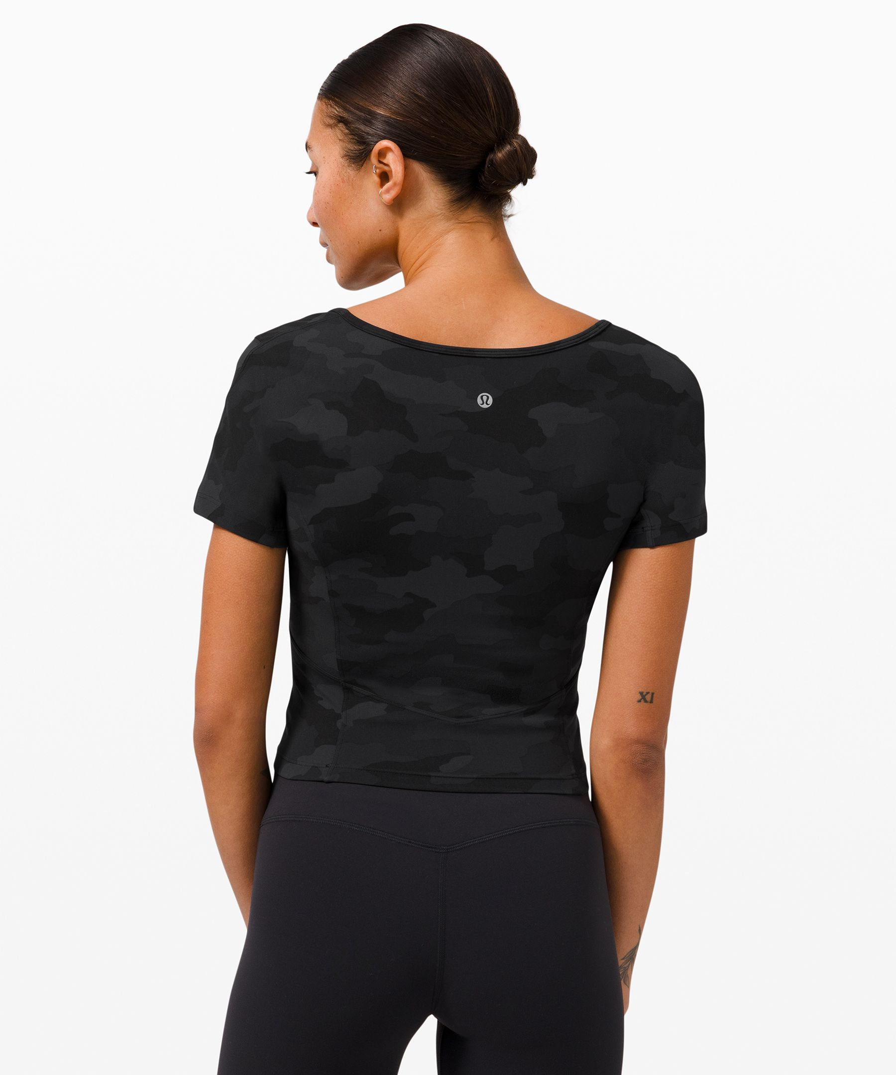 Lululemon Nulu™ Cropped Slim Yoga Short Sleeve Shirt - 127550051