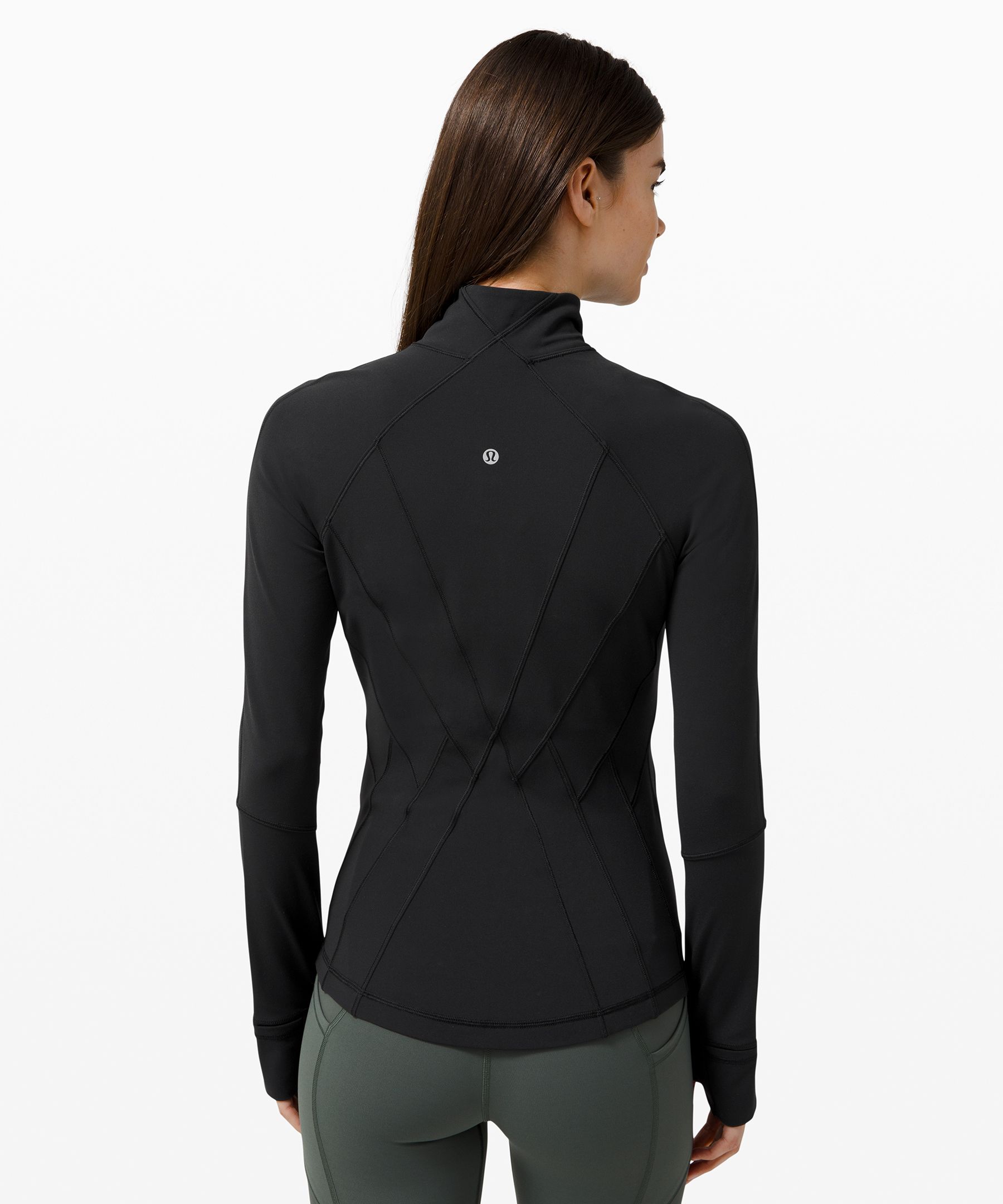 LULULEMON WOMEN SIZE 4 black Full Zip Going Places Active jacket £41.51 -  PicClick UK