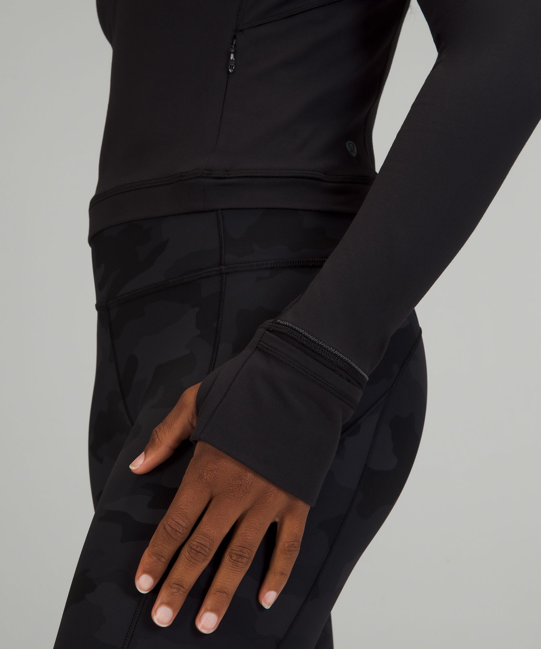 Lululemon + It’s Rulu Run Cropped Half Zip