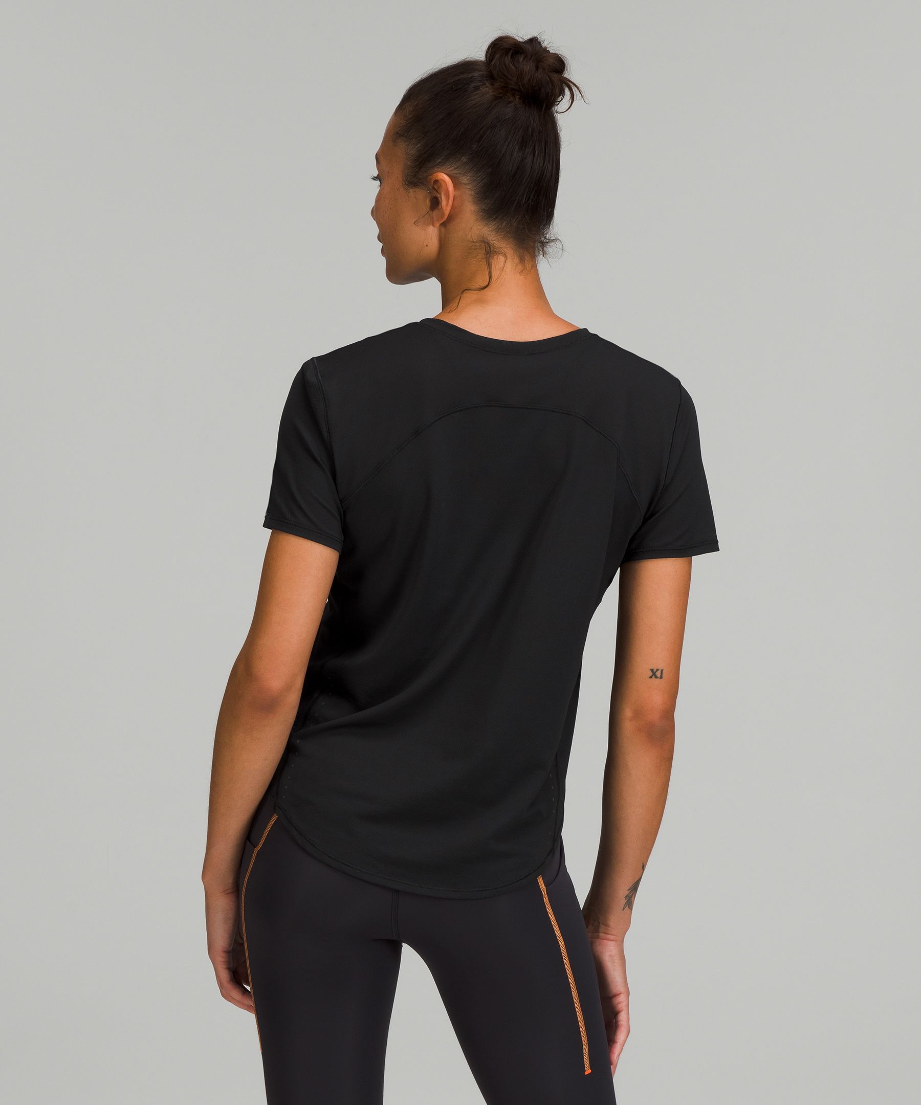 High-Neck Running and Training T-Shirt, Women's Short Sleeve Shirts & Tee's