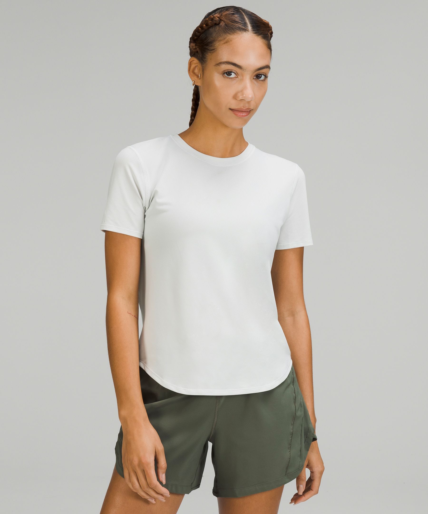 Lululemon High-neck Running And Training T-shirt