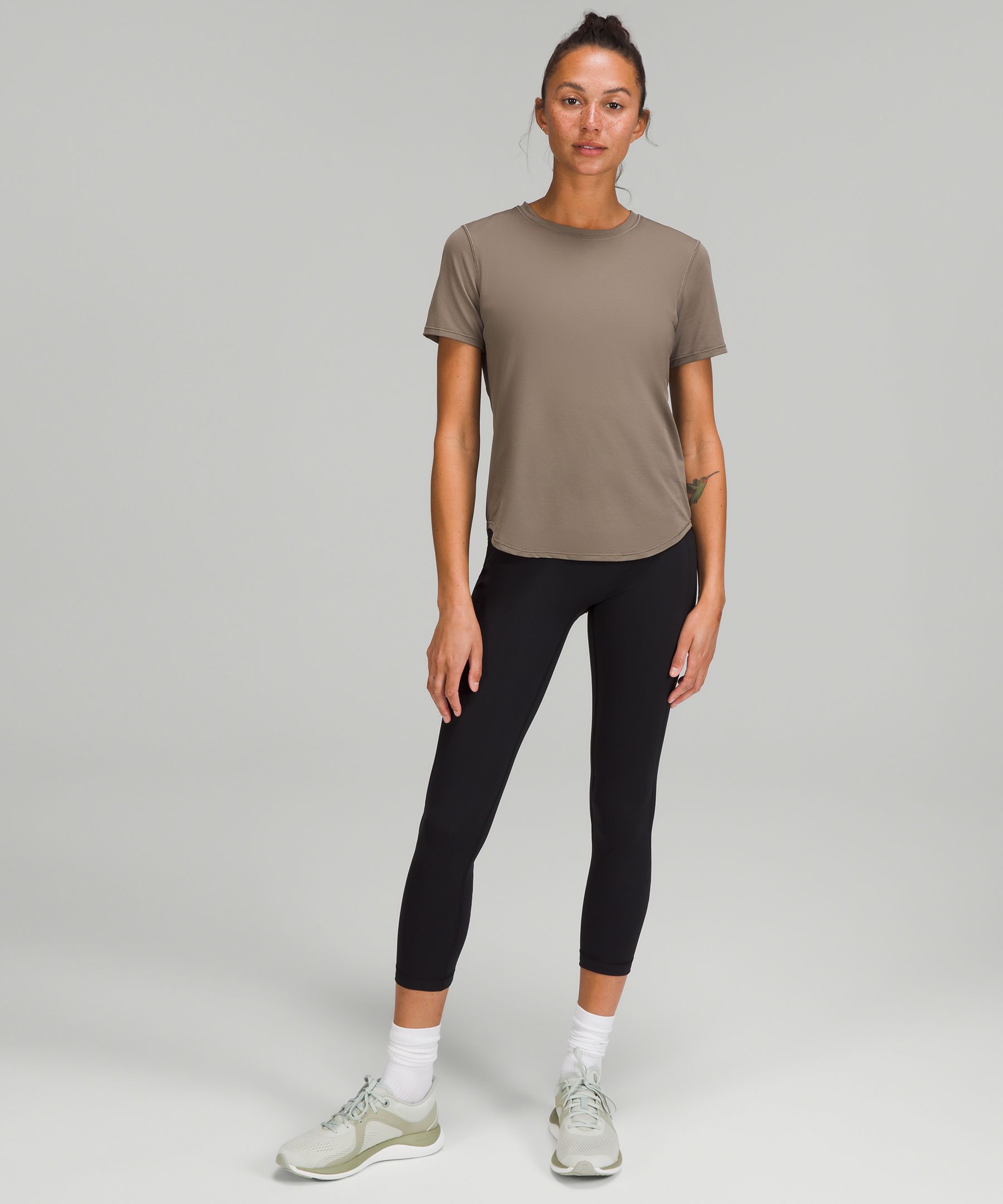 Lululemon High-neck Running And Training T-shirt In Rover