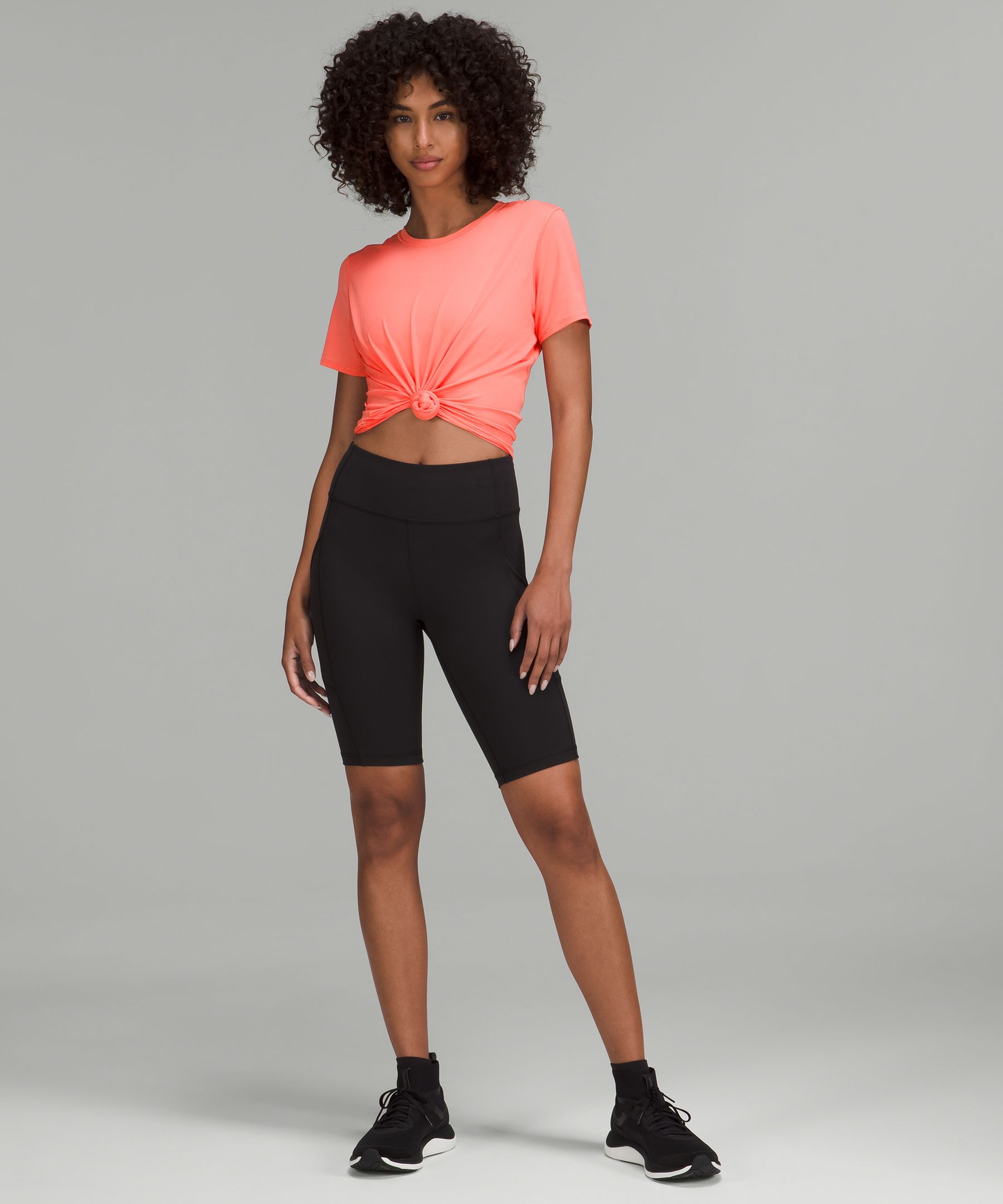 High-Neck Running and Training T-Shirt