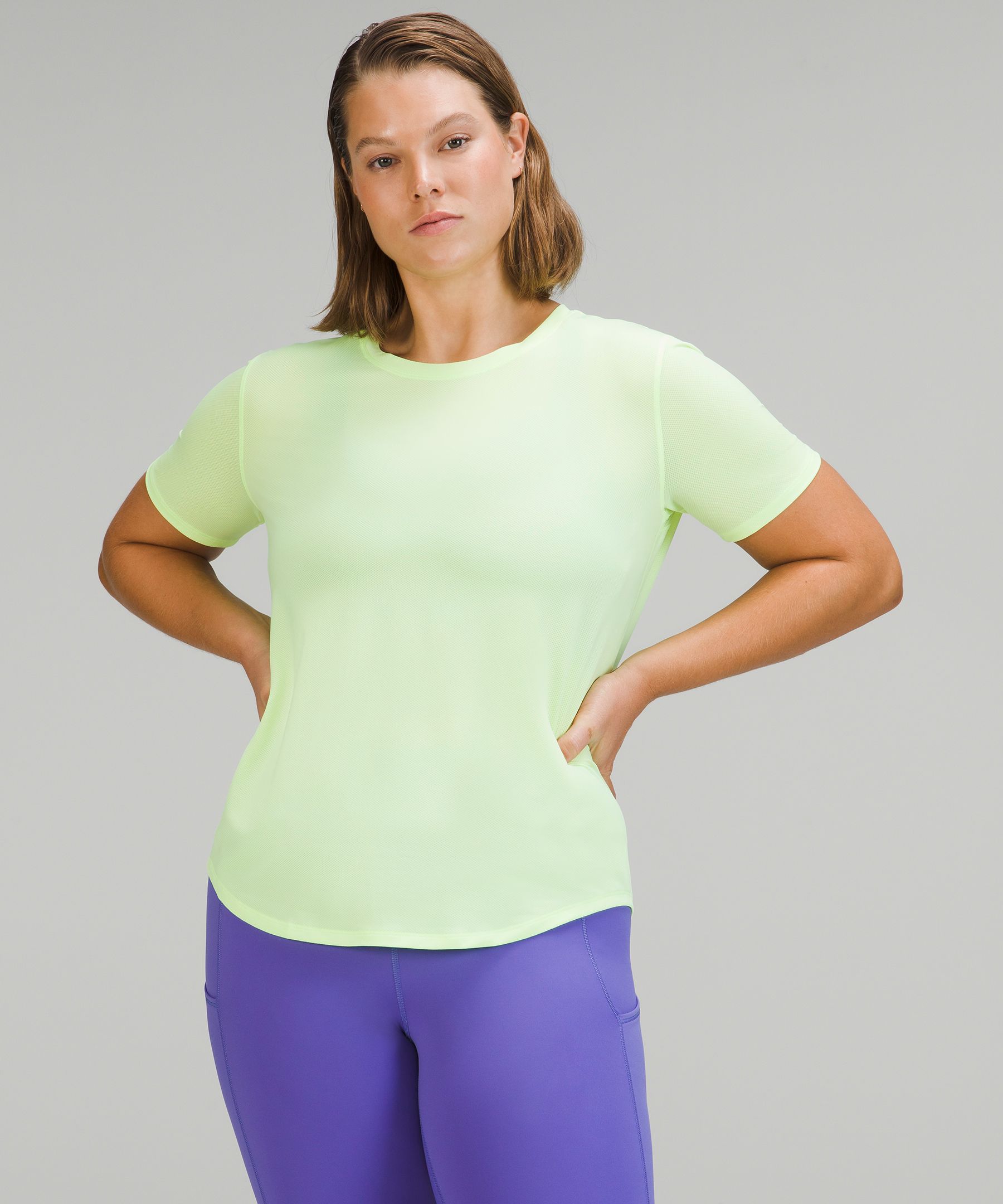 Lululemon High-neck Running And Training T-shirt