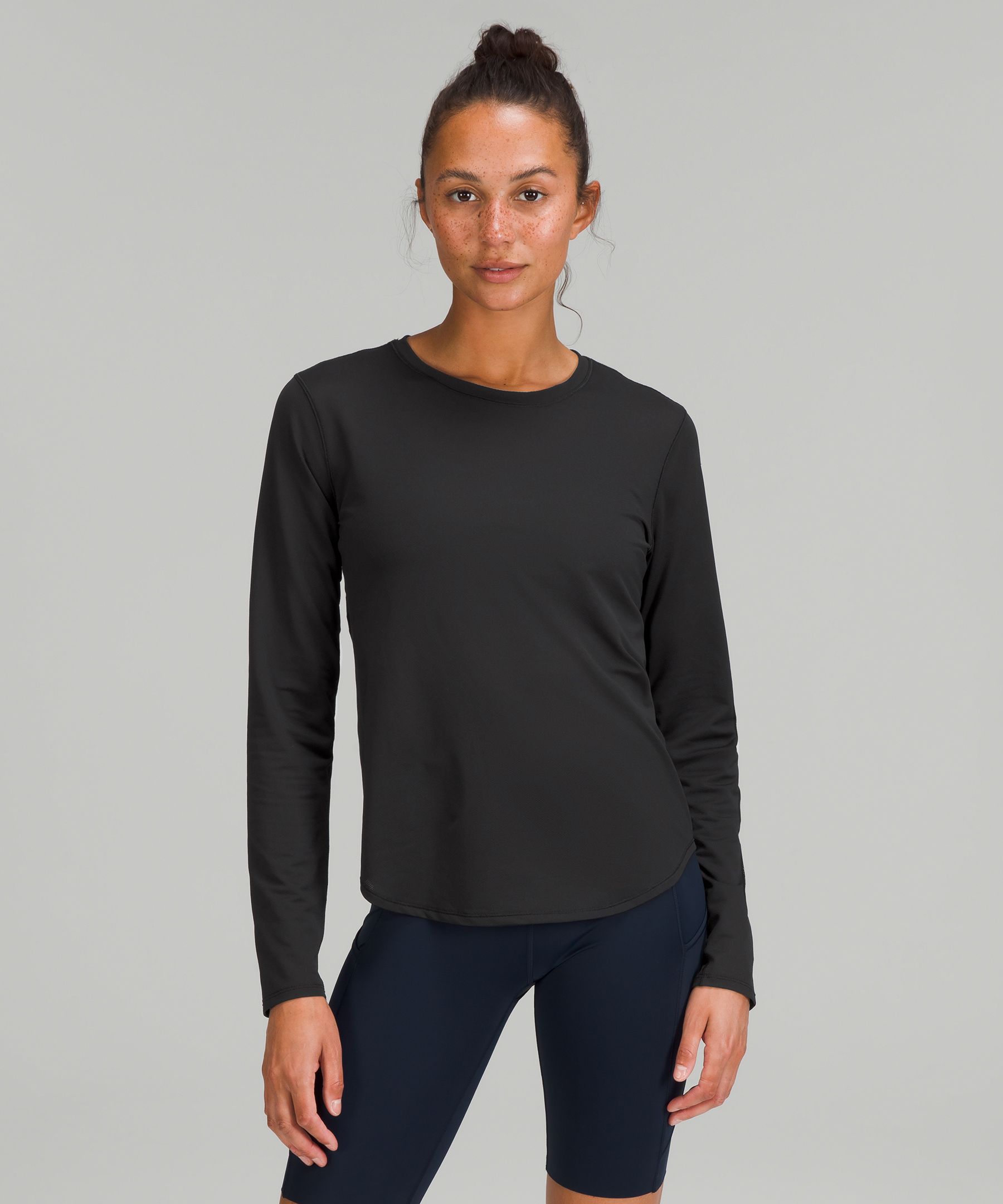 Lululemon High-neck Running And Training Long Sleeve Shirt In Black |  ModeSens