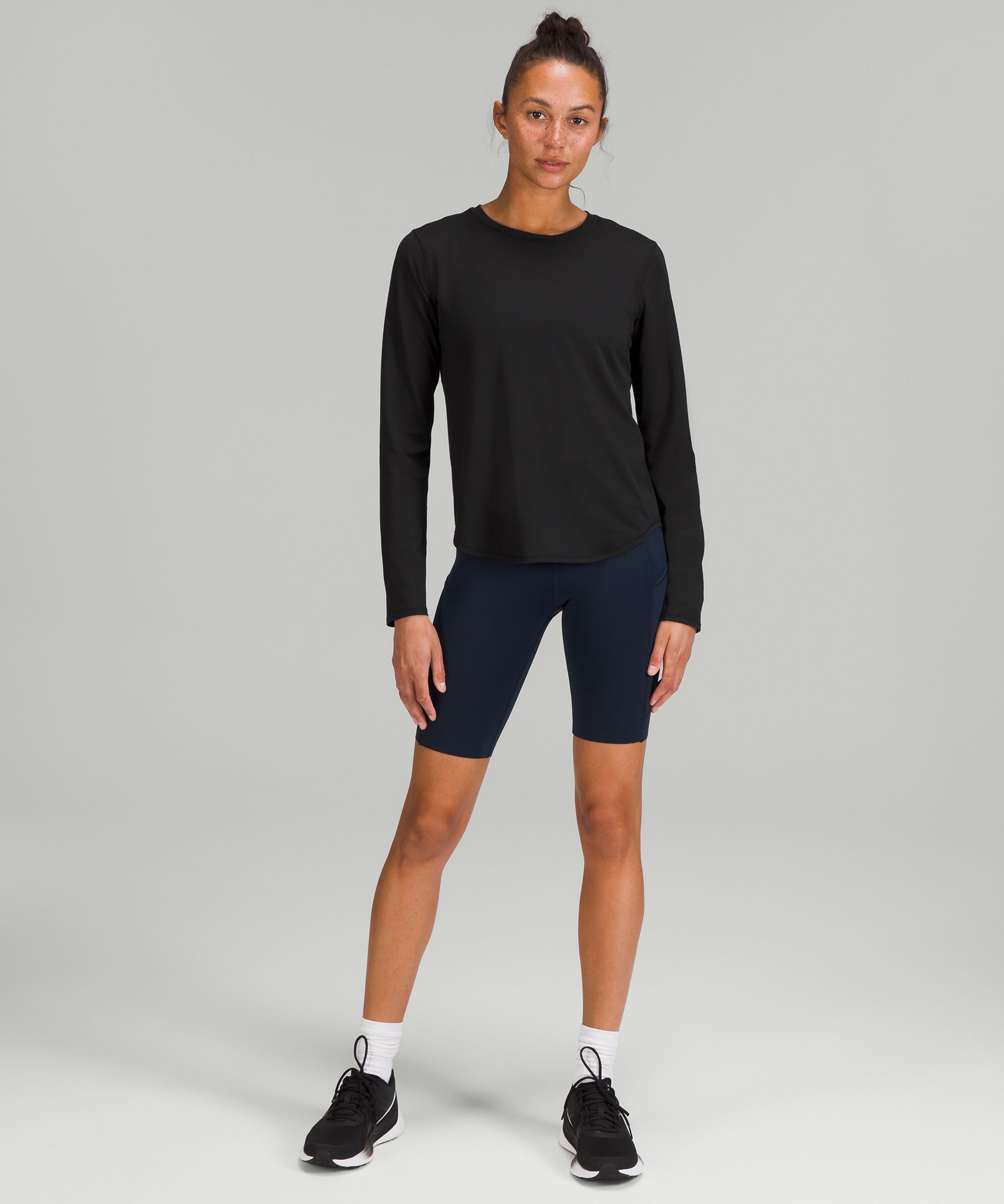 High-Neck Running and Training Long Sleeve Shirt