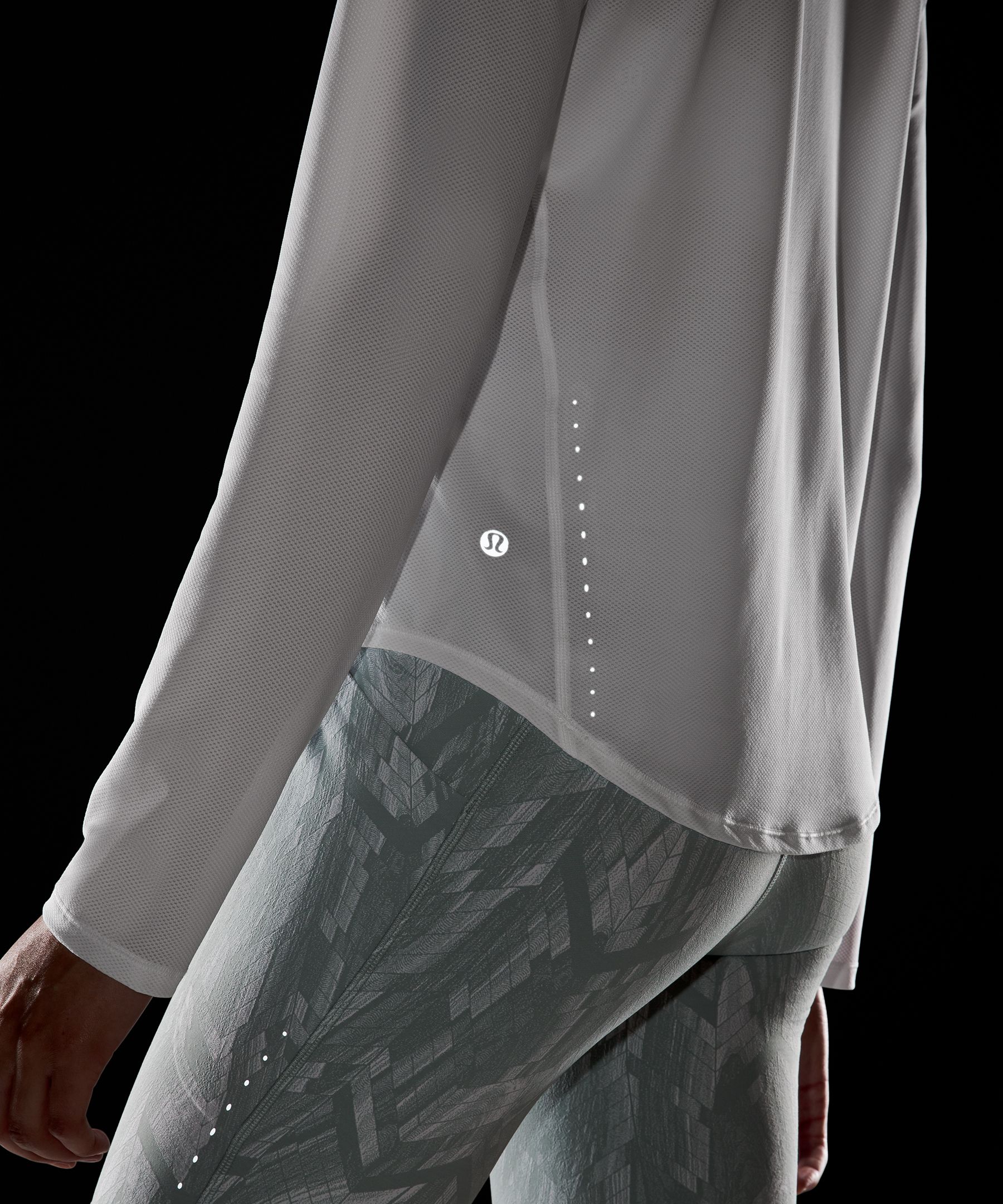 High-Neck Running and Training Long-Sleeve Shirt