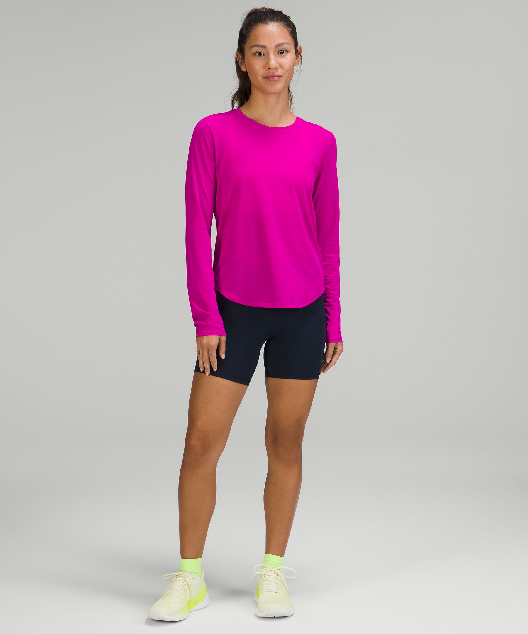 High-Neck Running and Training Long-Sleeve Shirt