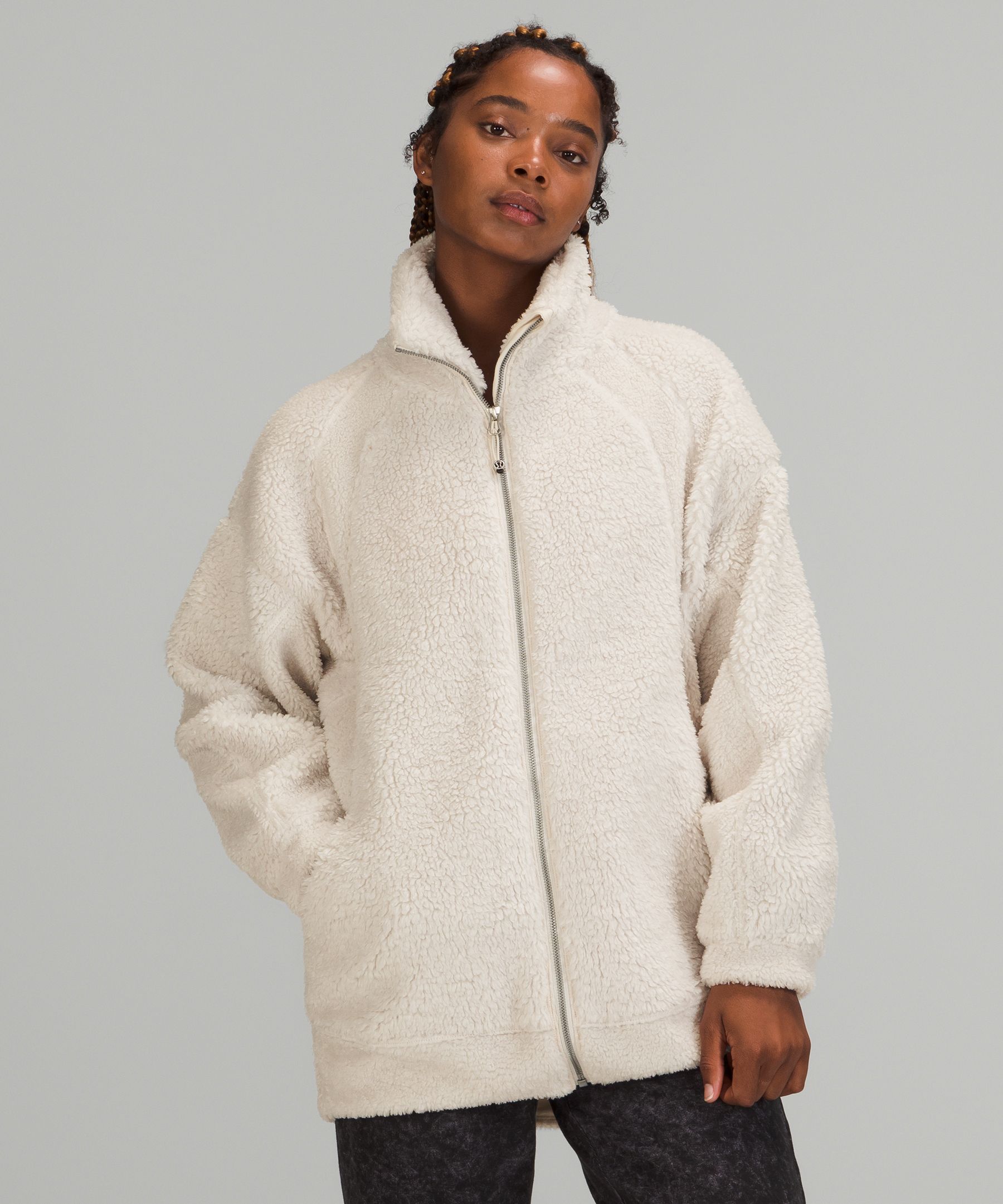 Long Textured Fleece Jacket Lululemon EU