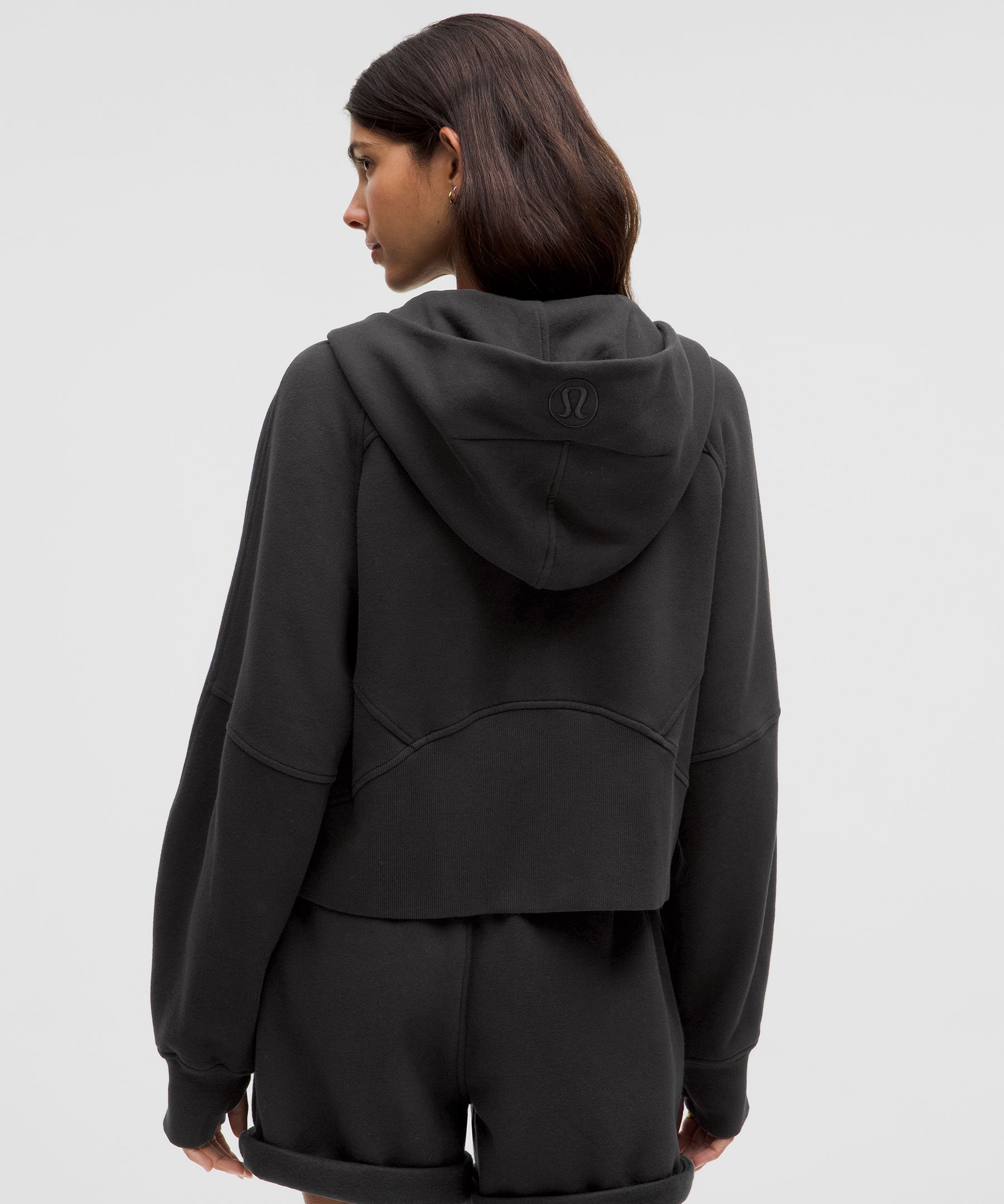 Shop Lululemon Scuba Oversized Full-zip Hoodie