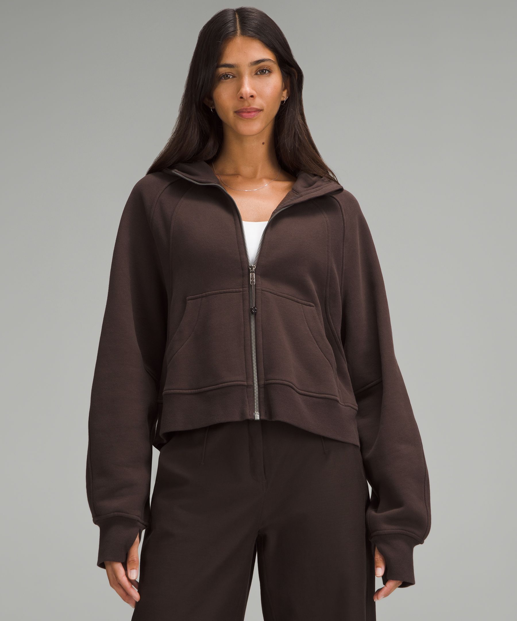 Scuba Oversized Full-Zip Hoodie, Women's Hoodies & Sweatshirts