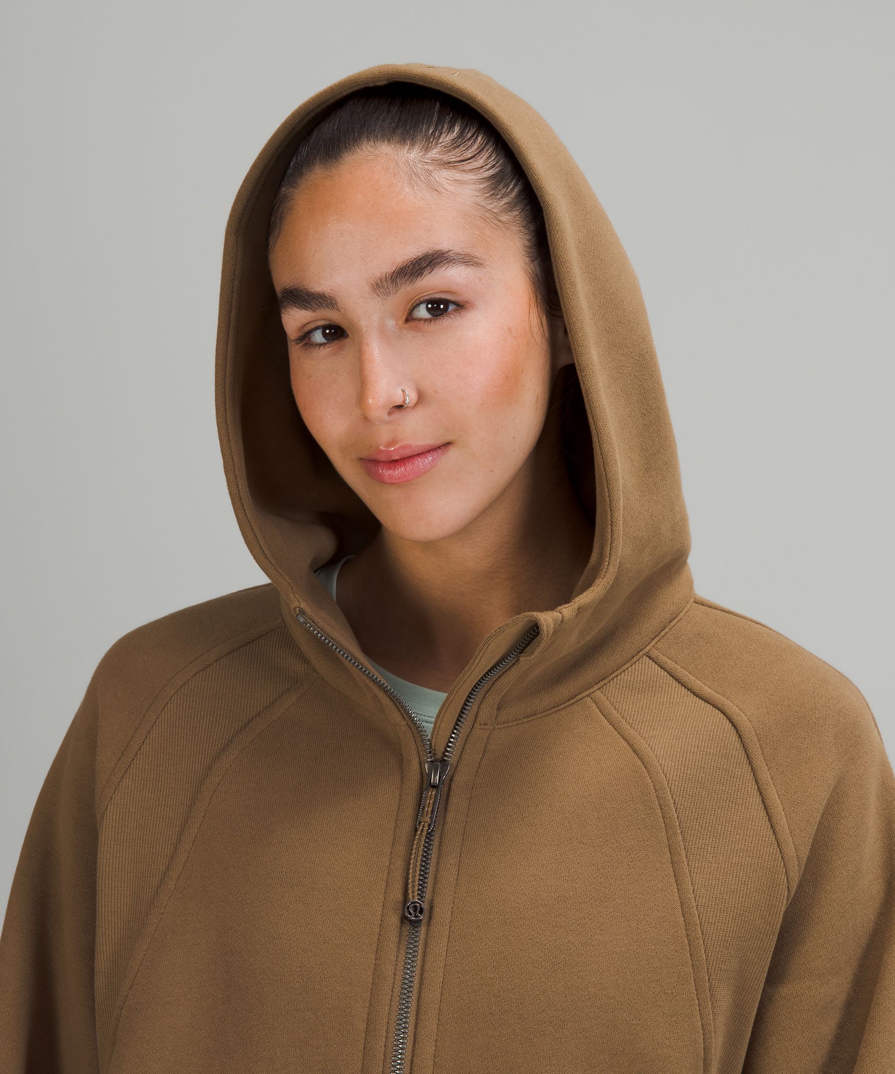 Scuba Oversized Full-Zip Hoodie, Women's Hoodies & Sweatshirts