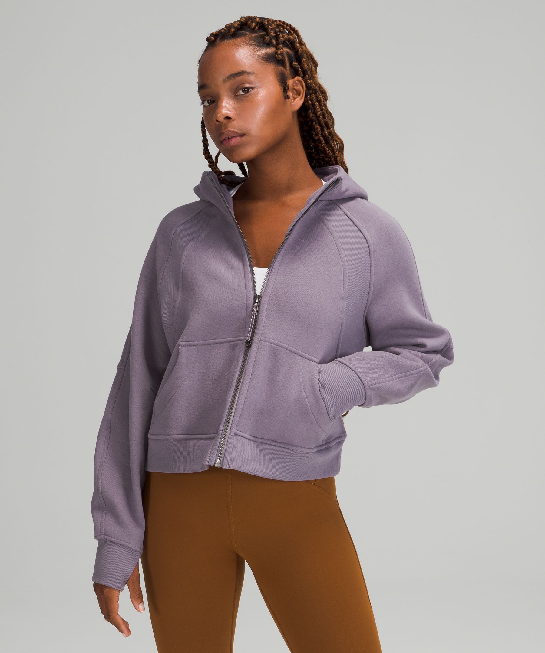 lululemon athletica, Other, Scuba Oversized Full Zip Carob Brown