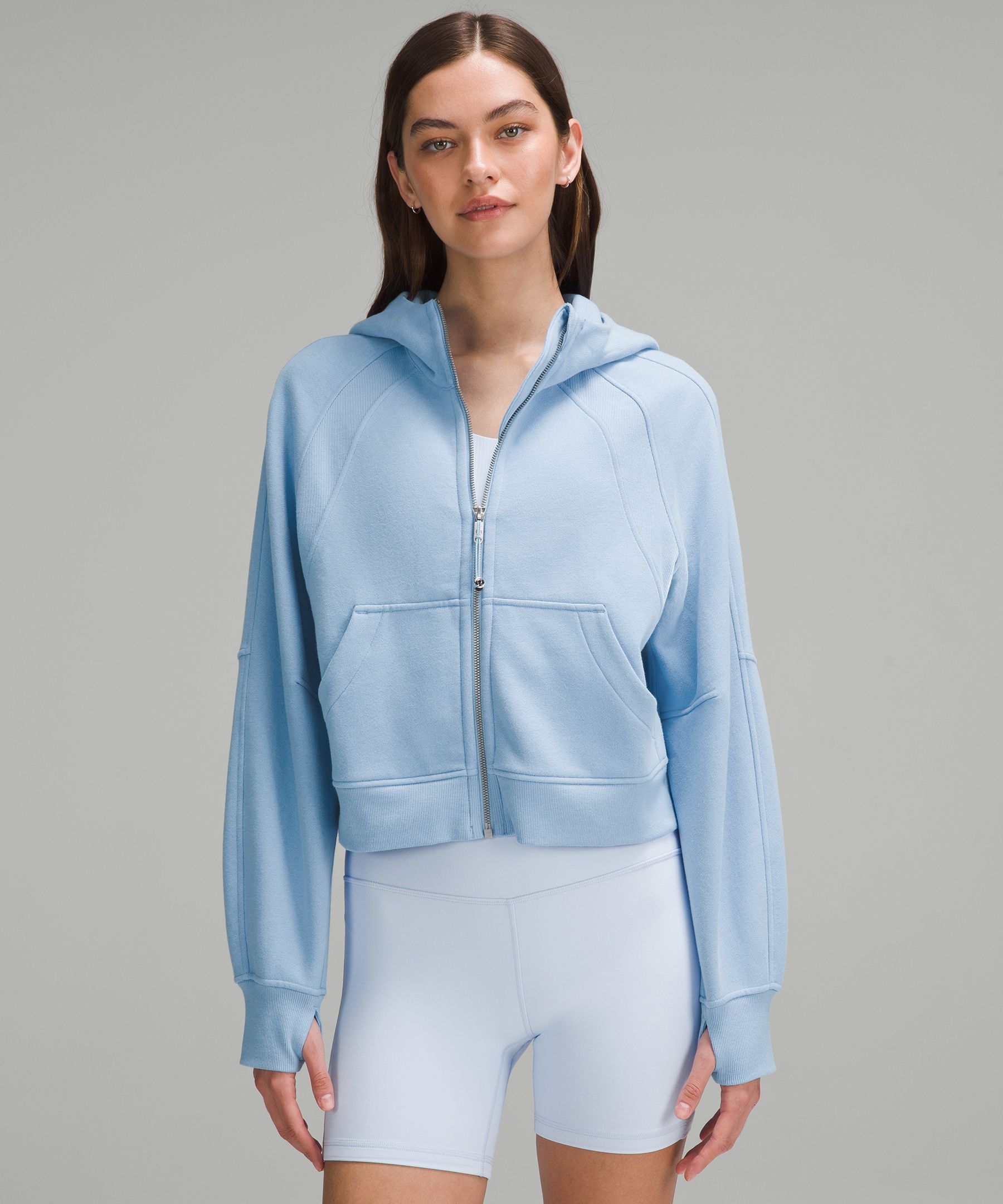 Shop Lululemon Scuba Oversized Full-zip Hoodie