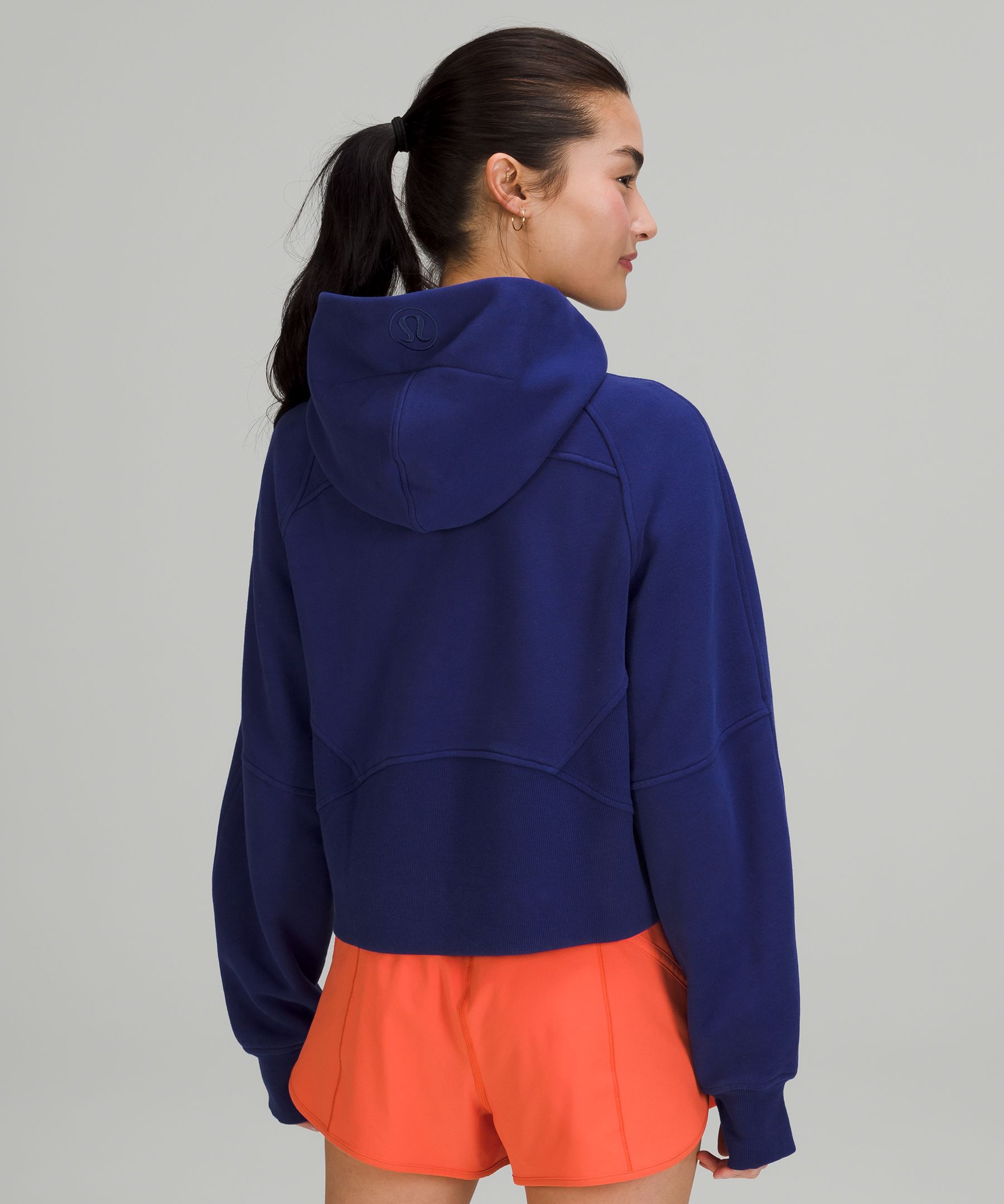 💕NWT Lululemon SCUBA OVERSIZED FULL ZIP HOODIE True Navy XS/S * SOLD OUT *